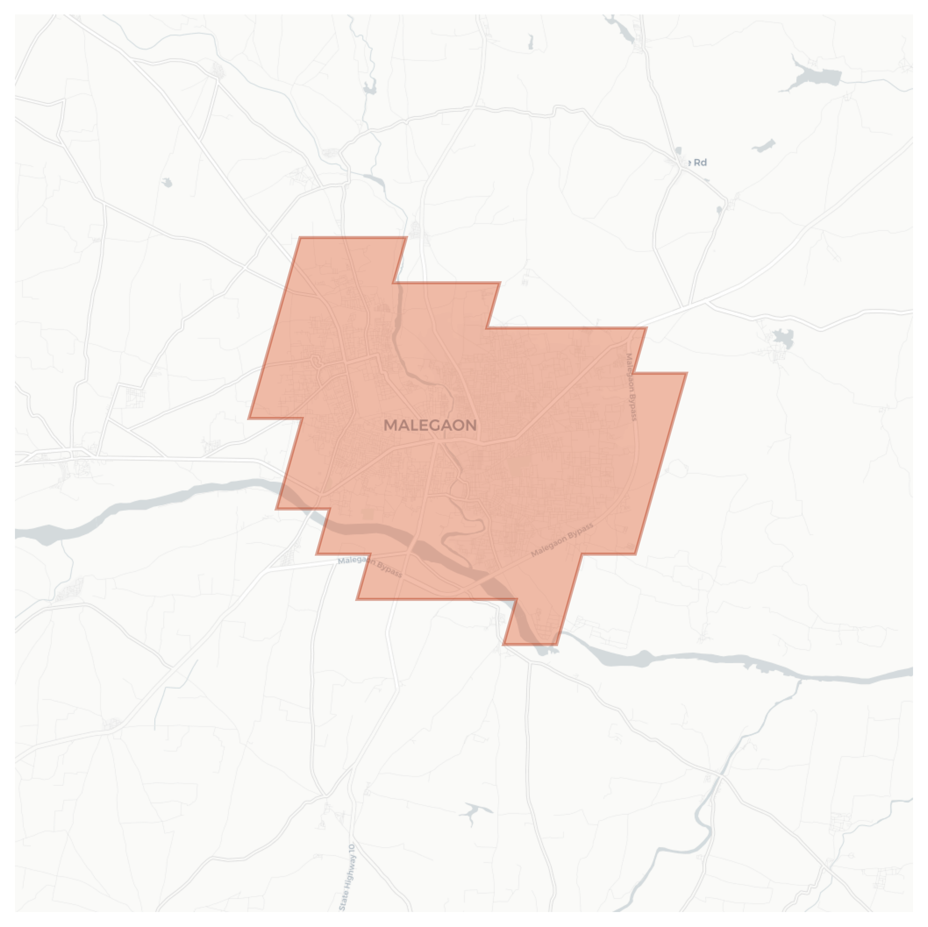Malegaon geographic map