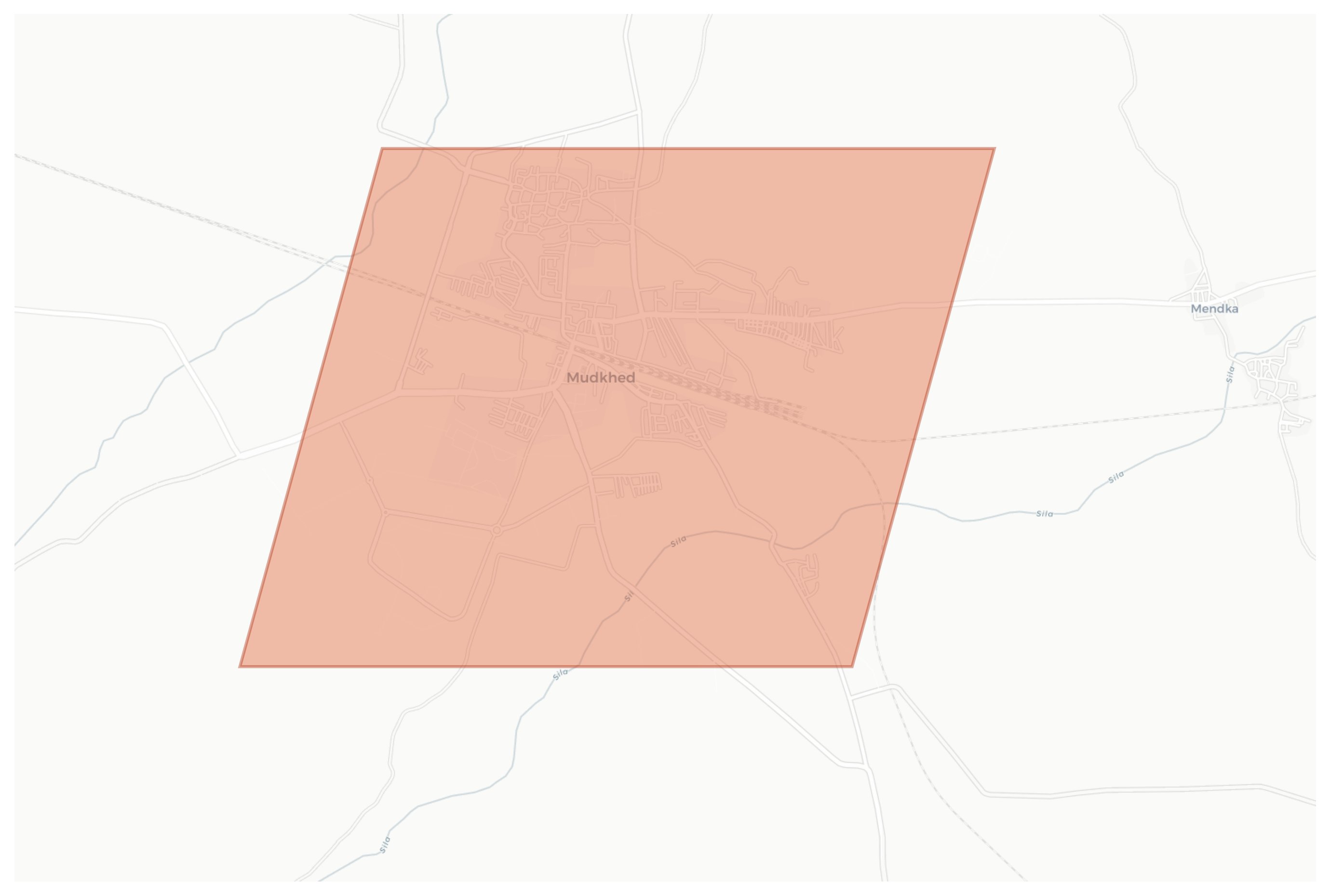 Mudkhed geographic map