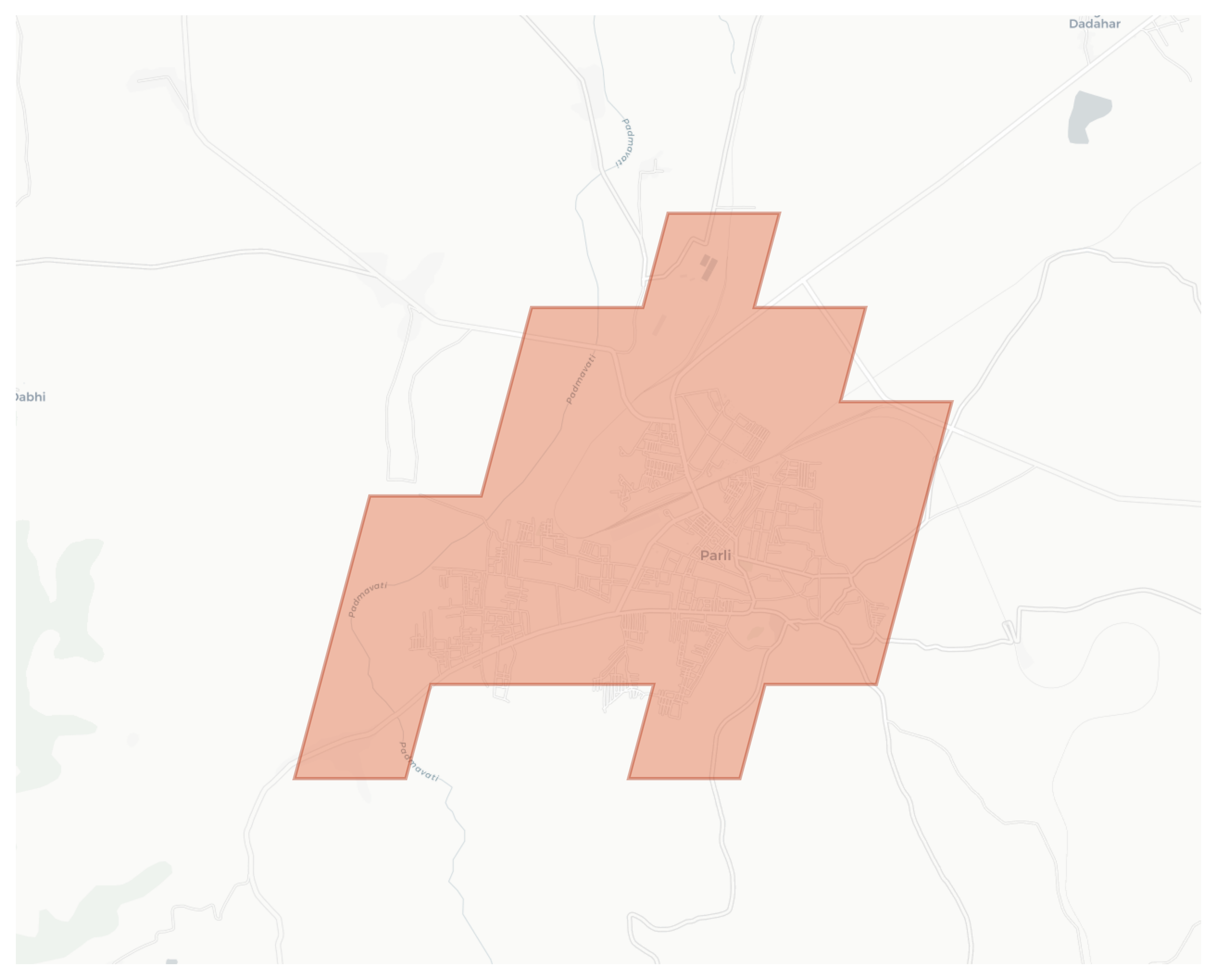 Parli geographic map