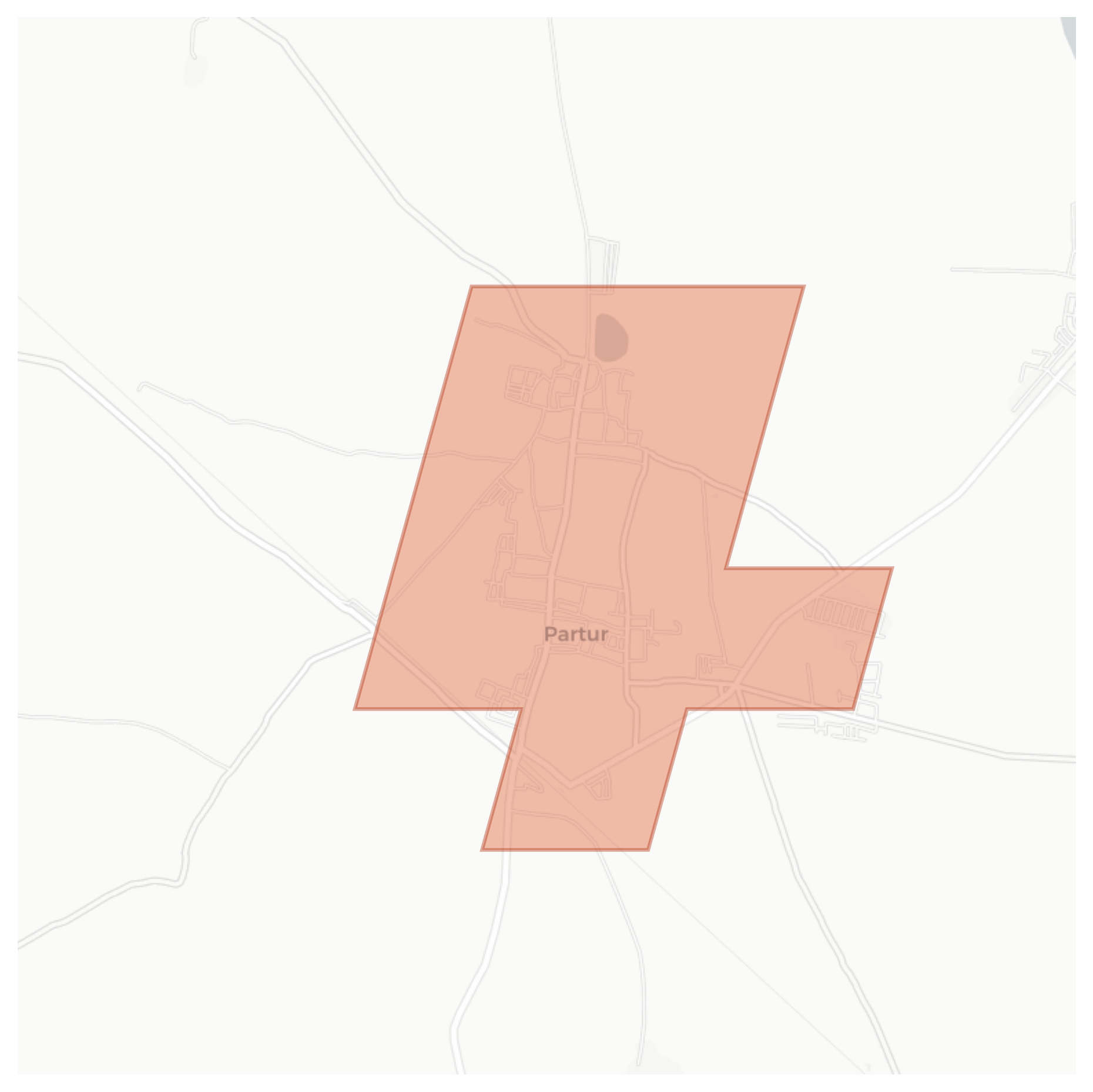 Partur geographic map
