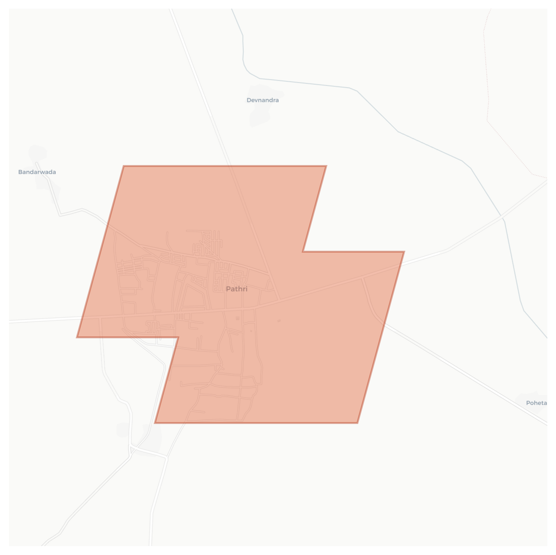 Pathri geographic map