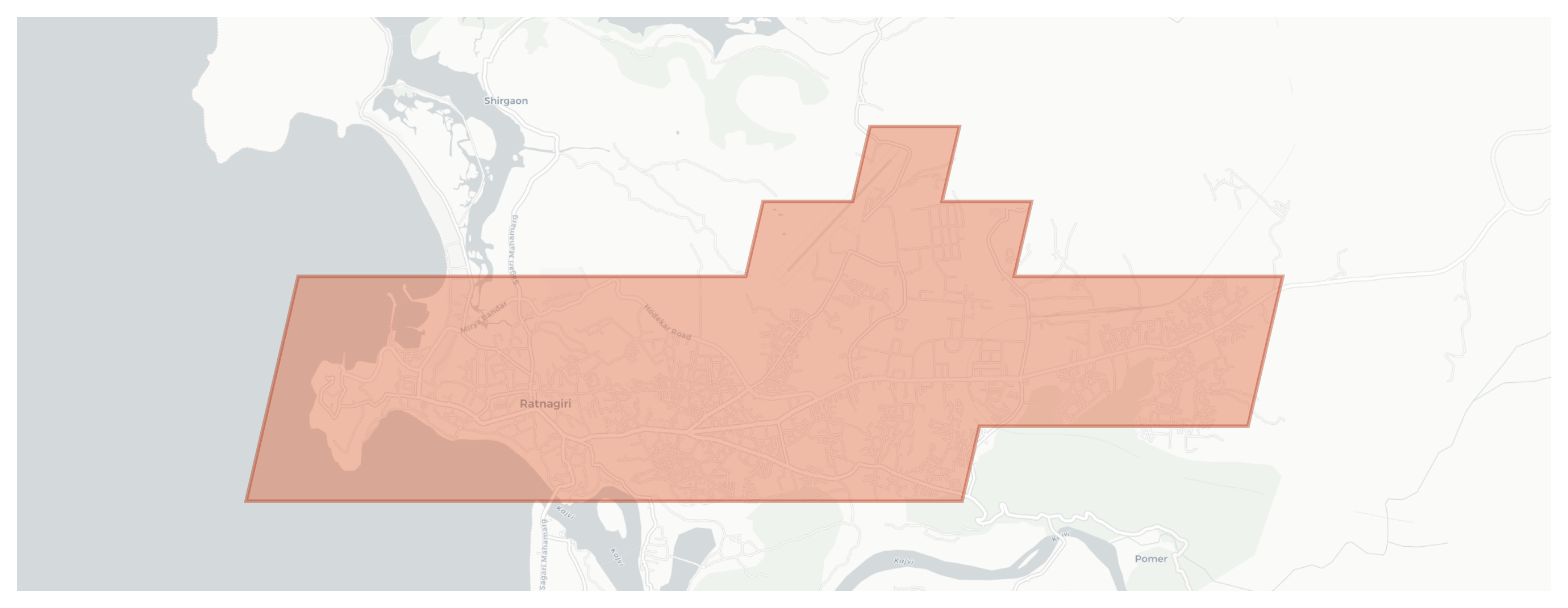 Ratnagiri geographic map