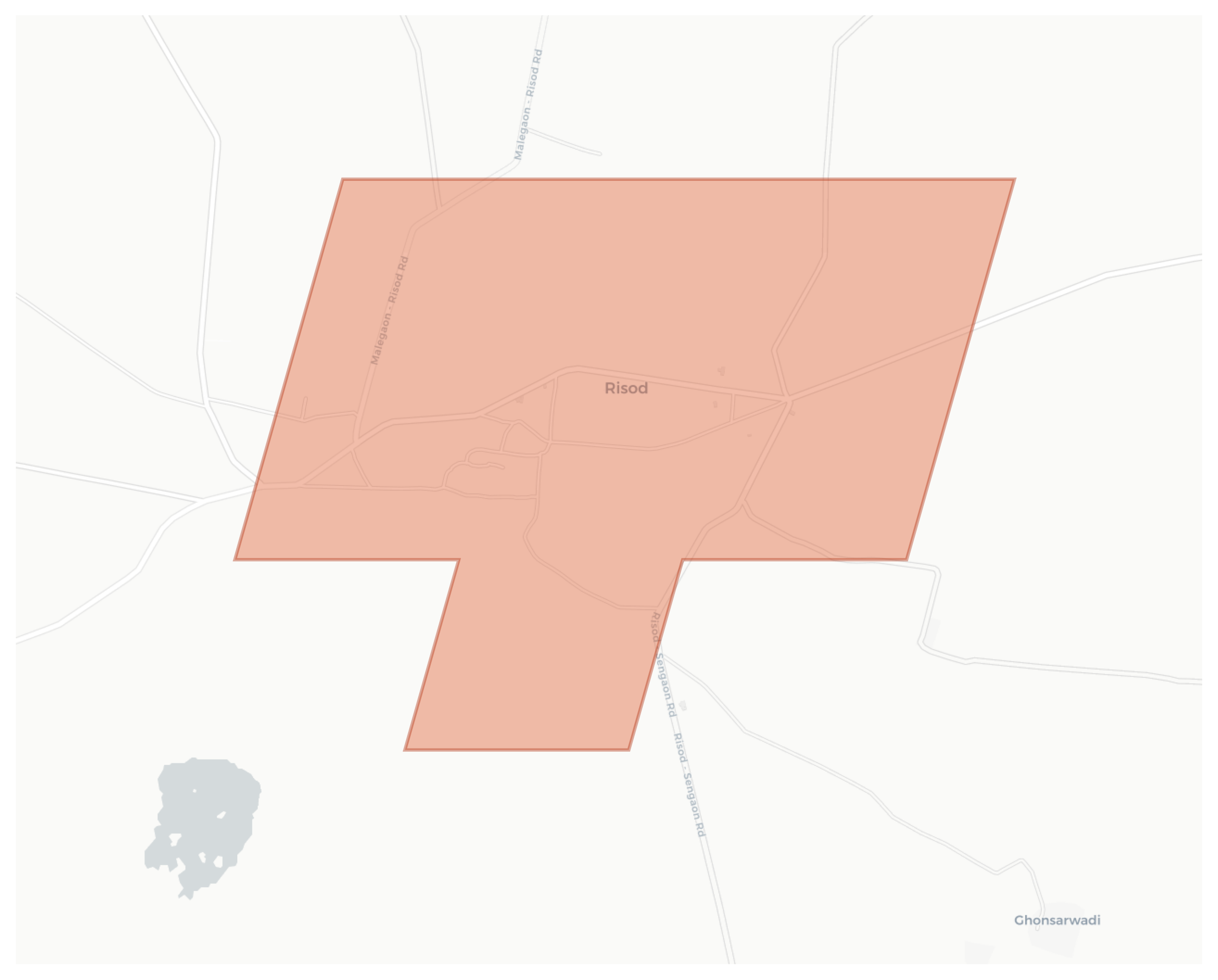 Risod geographic map