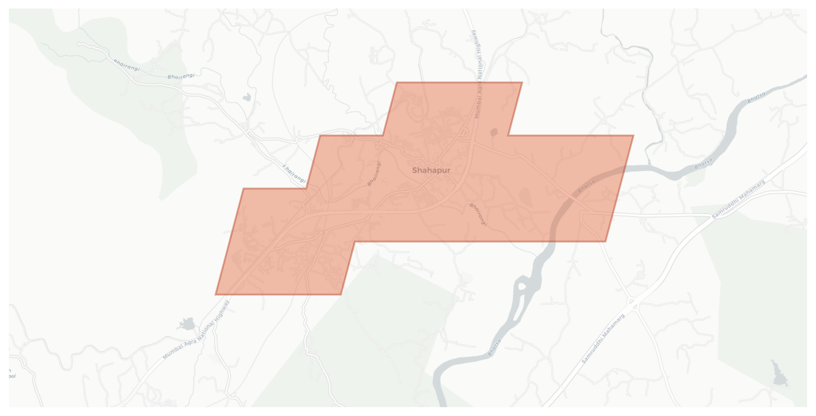 Shahapur geographic map