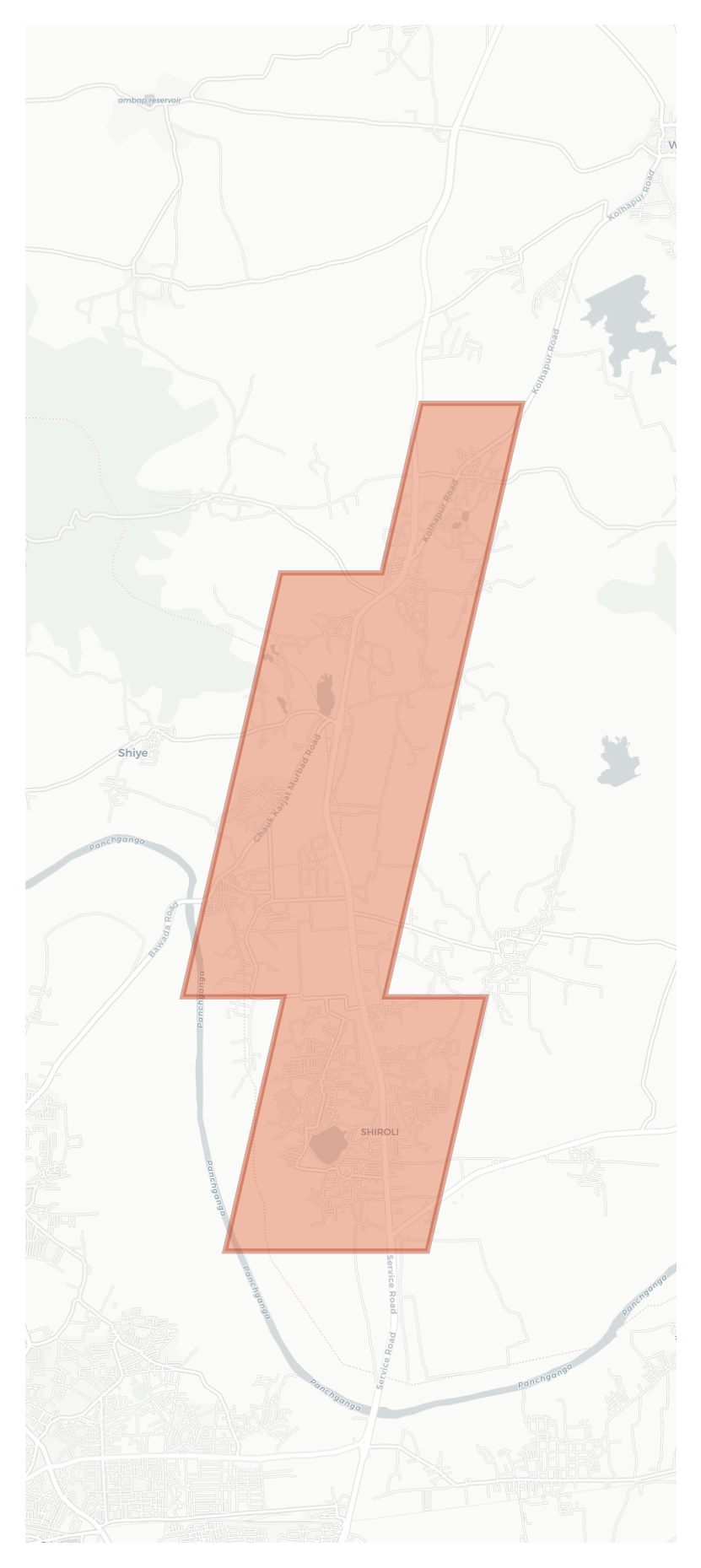 Shiroli geographic map
