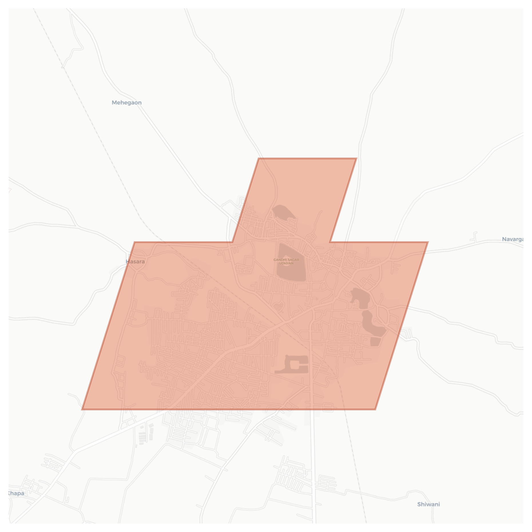 Tumsar geographic map