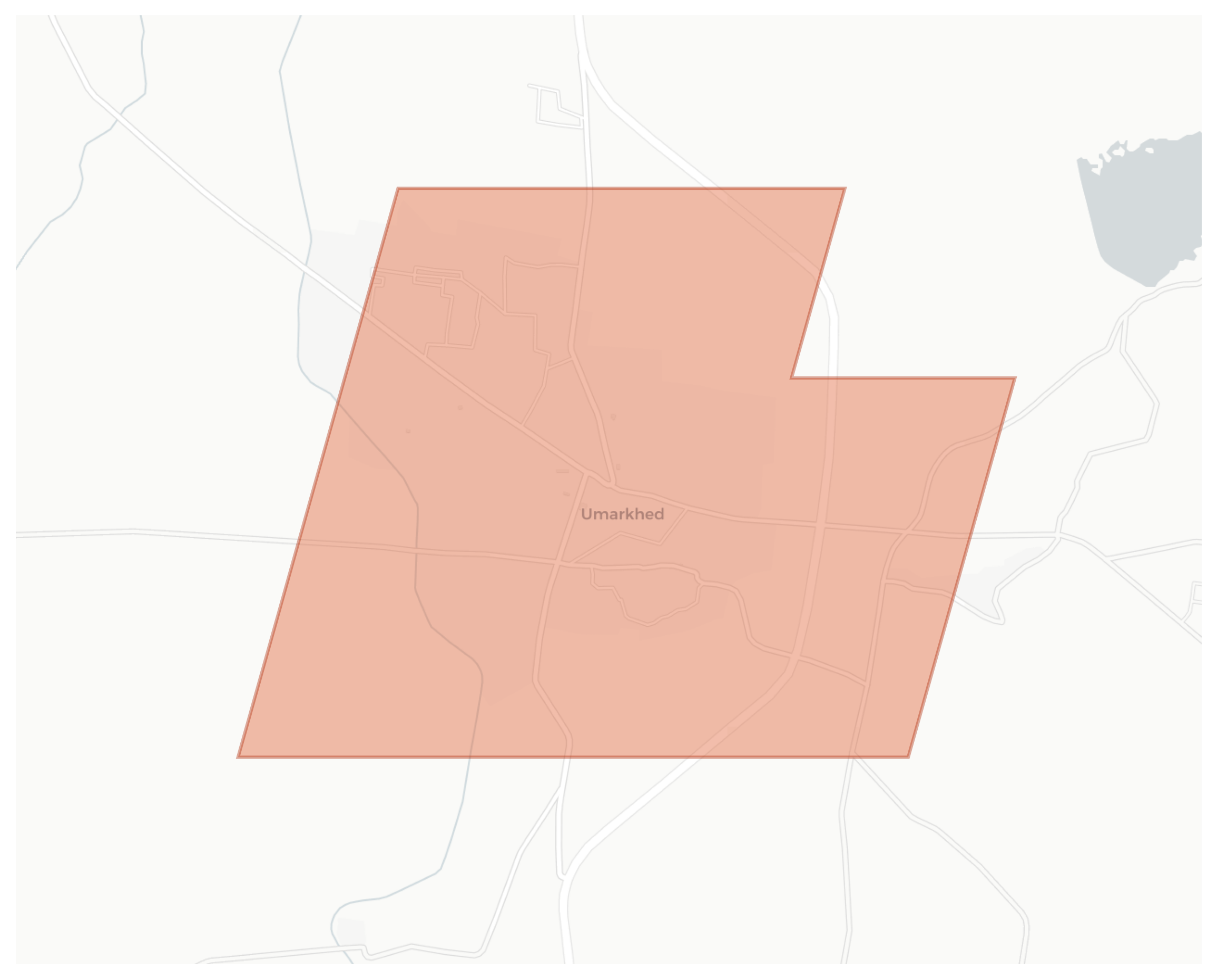 Umarkhed geographic map