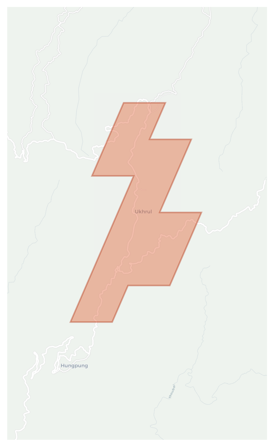 Ukhrul geographic map