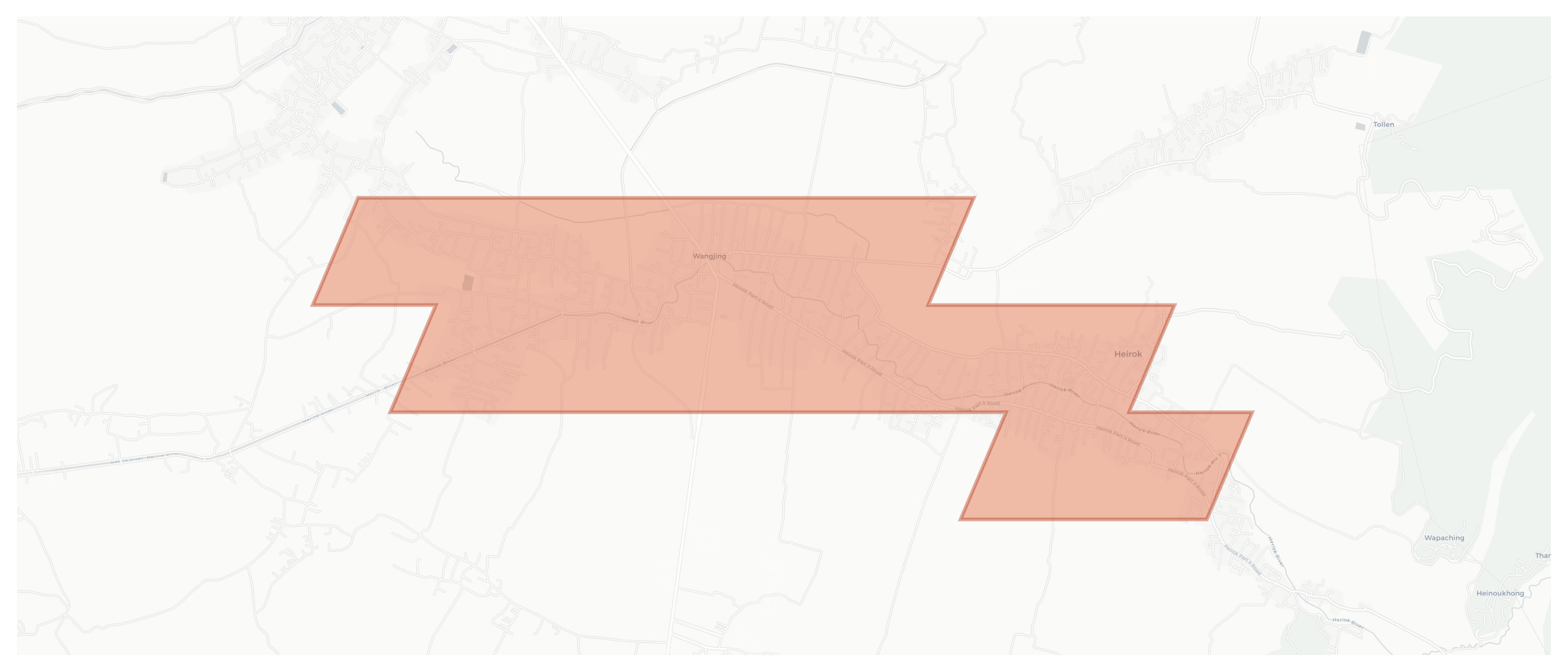Wangjing geographic map