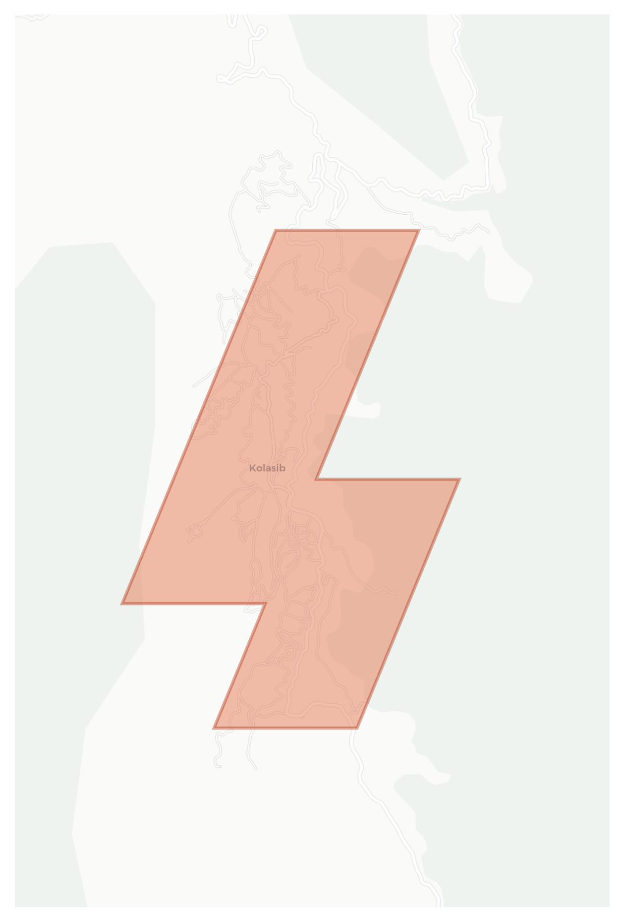 Kolasib geographic map