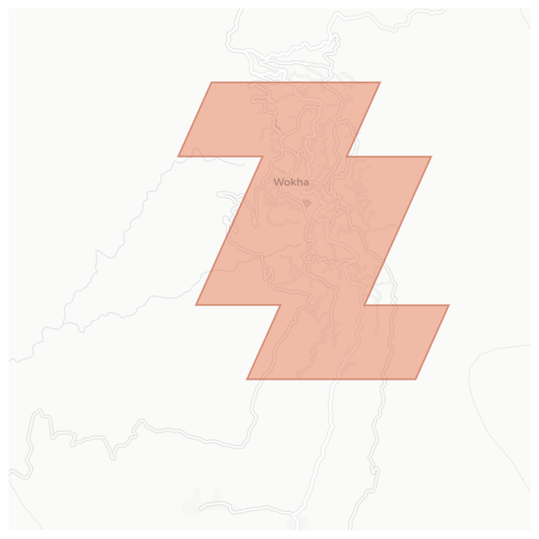 Wokha geographic map