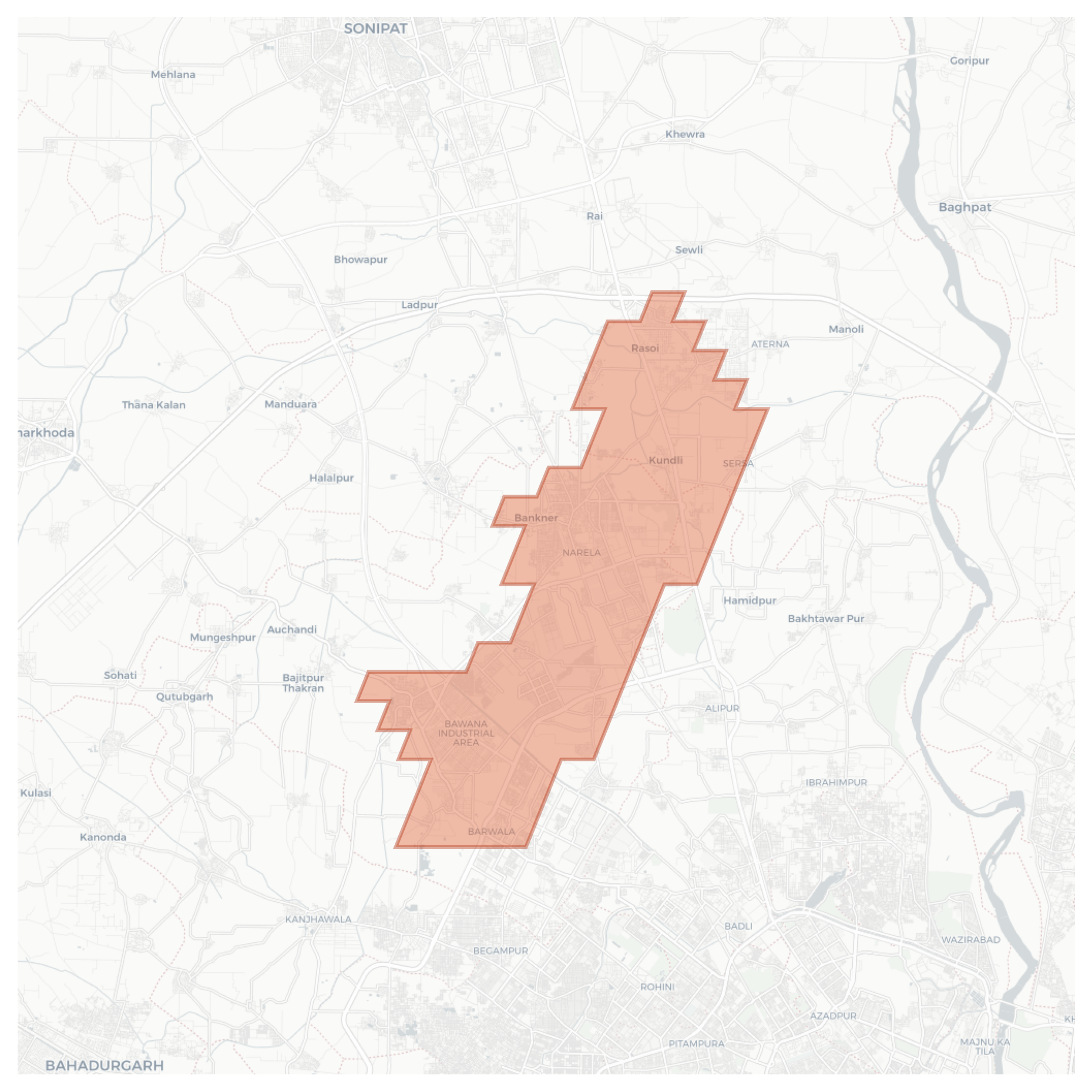 Rasoi geographic map