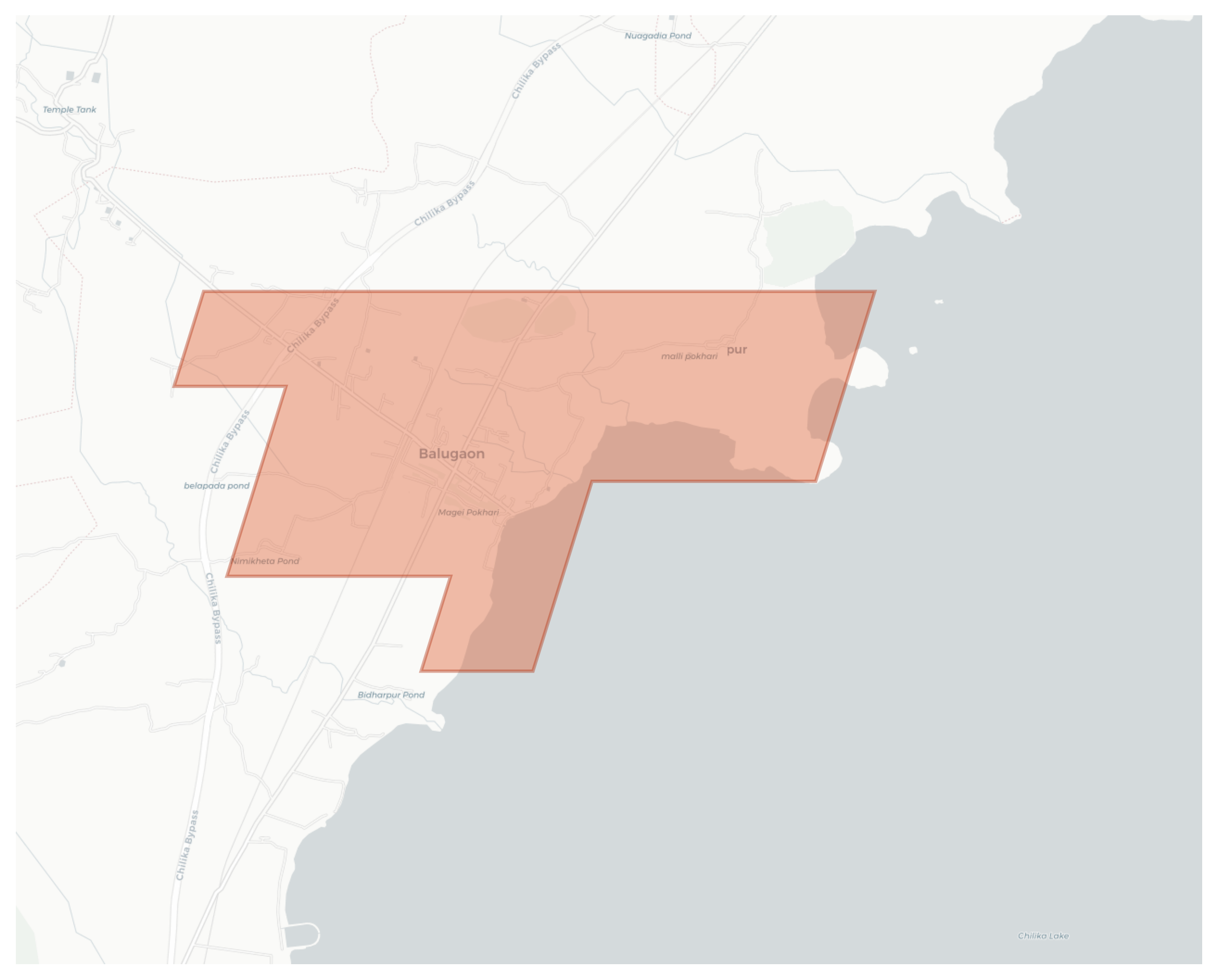 Balugaon geographic map