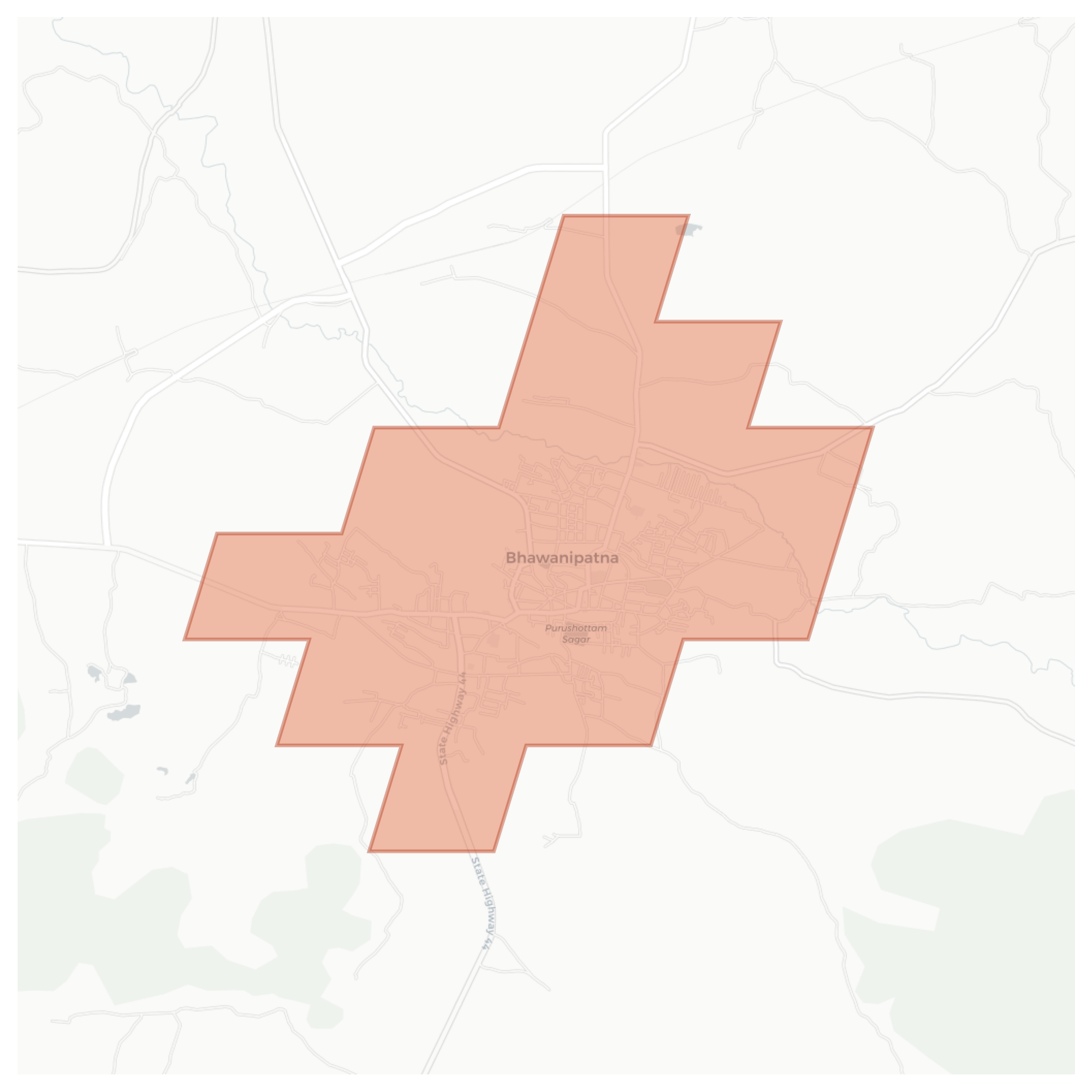 Bhawanipatna geographic map