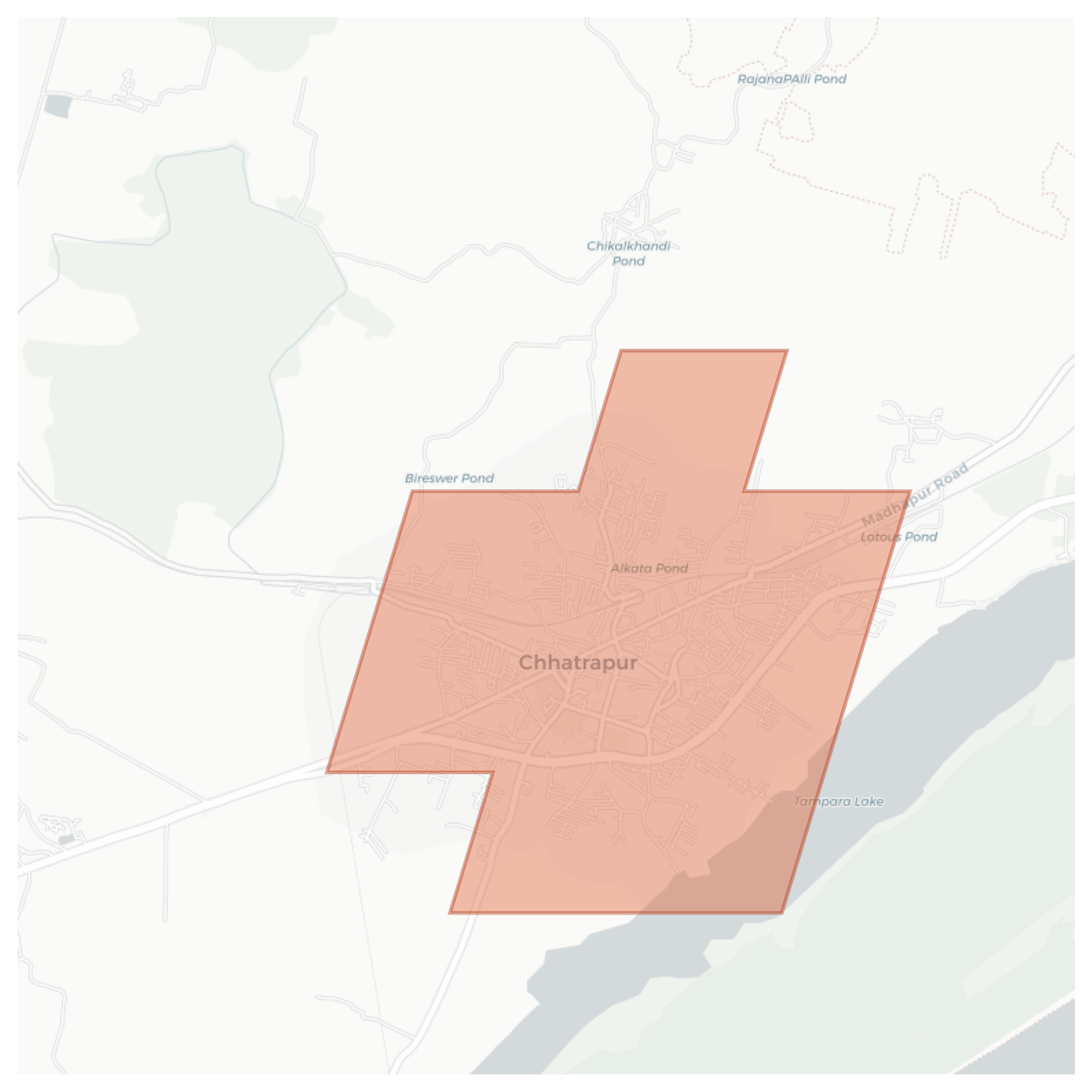 Chhatrapur geographic map