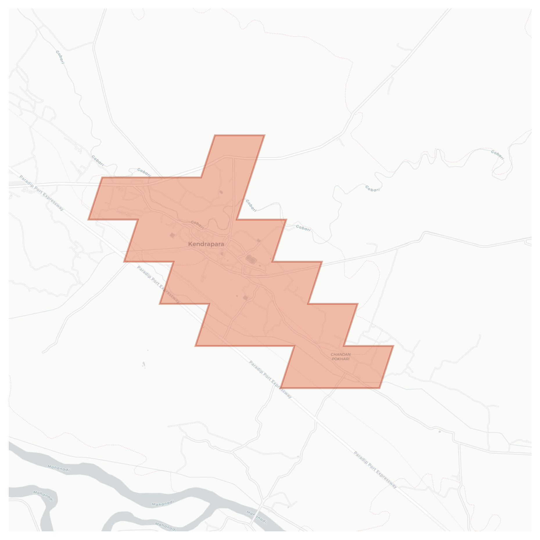 Kendrapara geographic map