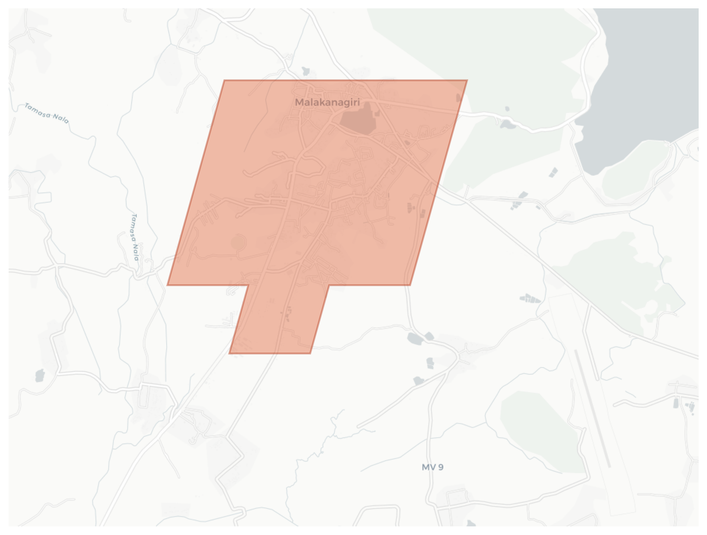 Malakanagiri geographic map