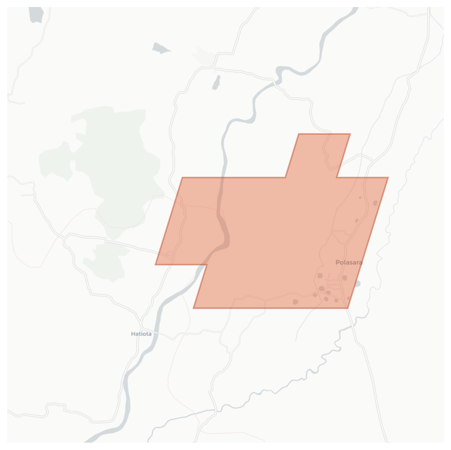 Polasara geographic map