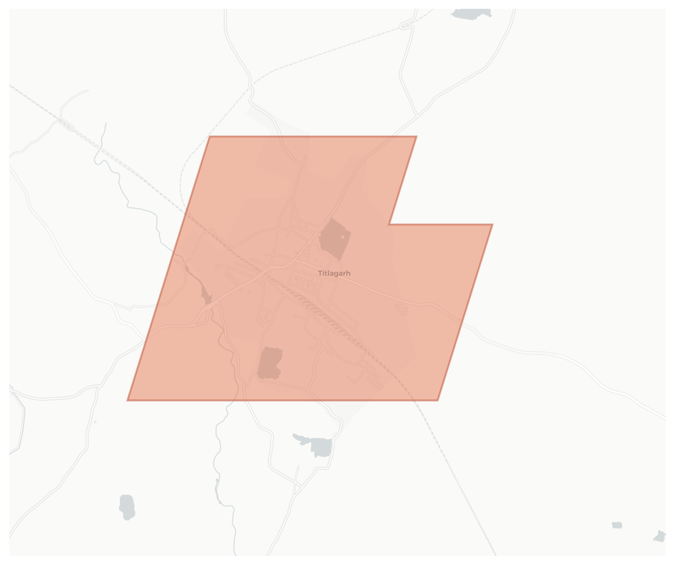 Titlagarh geographic map
