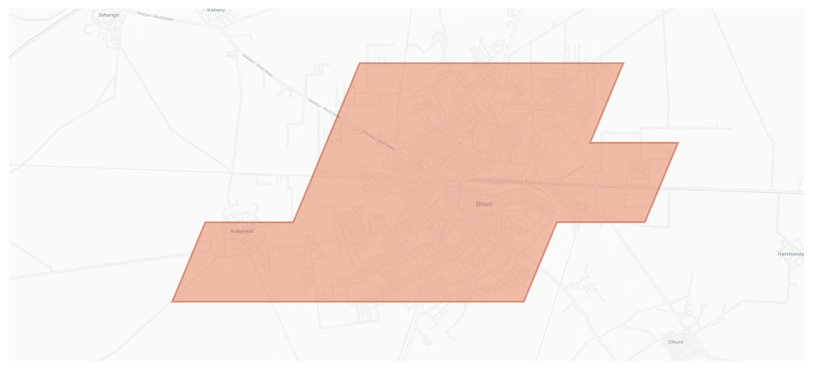Dhuri geographic map