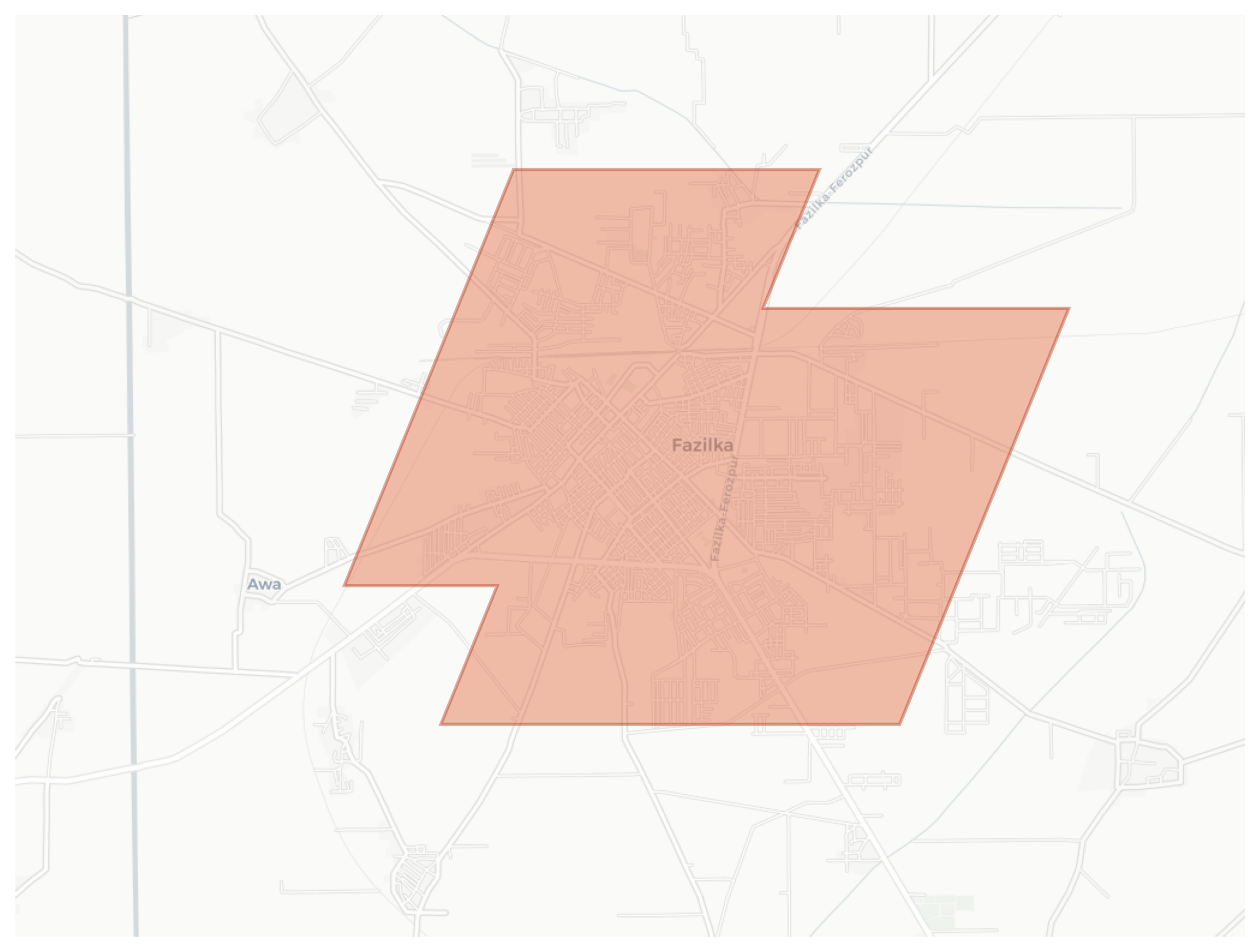 Fazilka geographic map