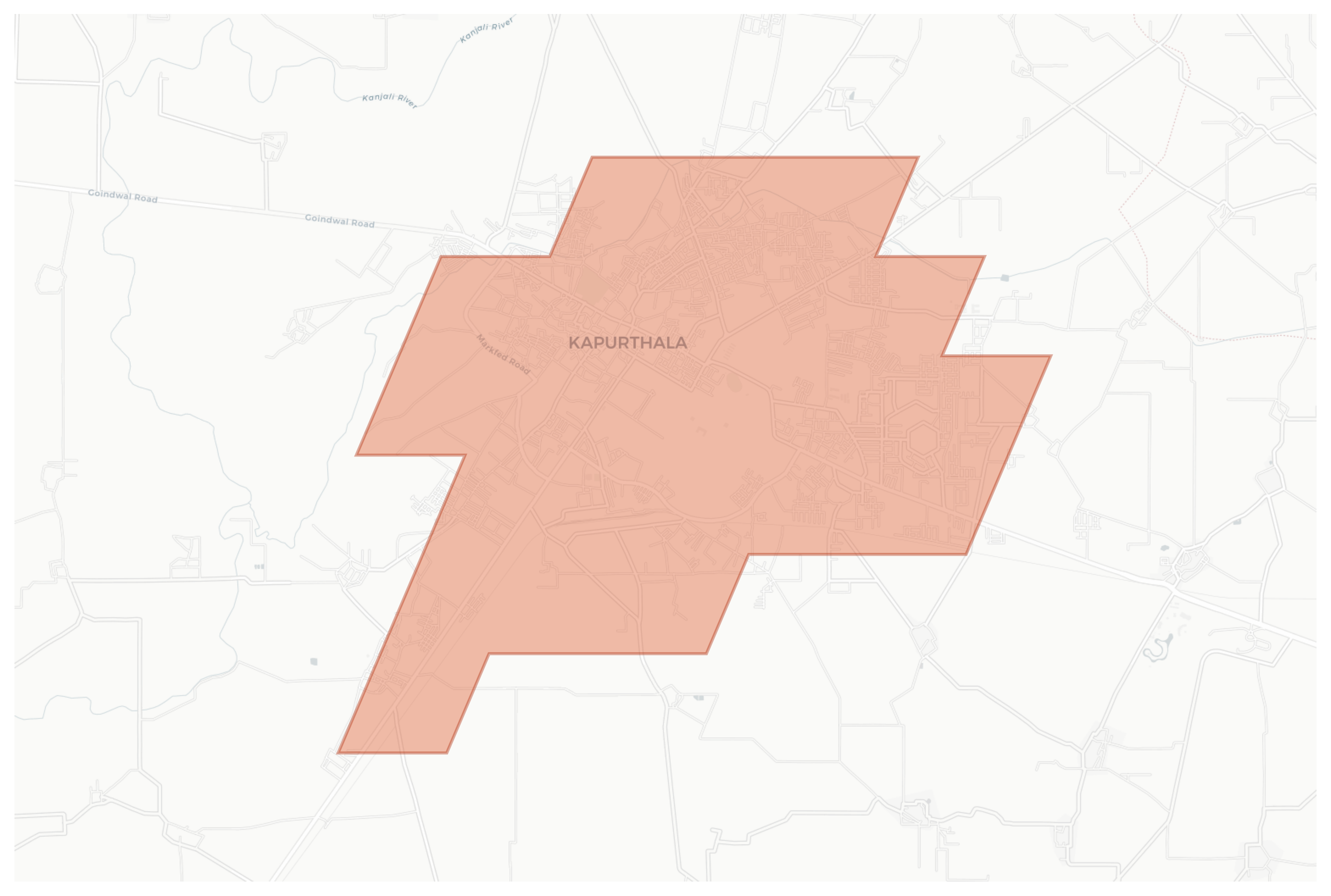 Kapurthala geographic map