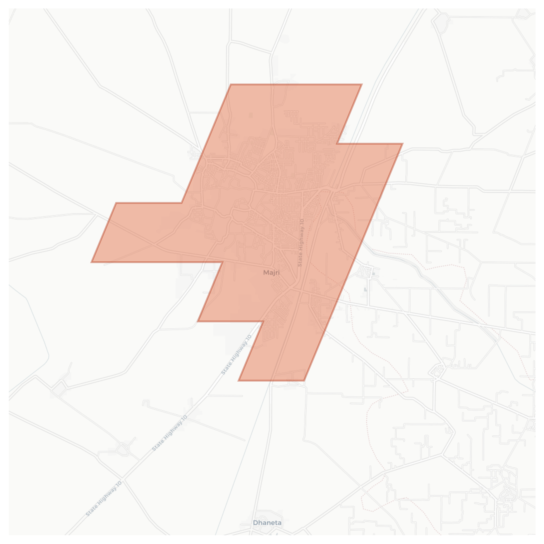Majri geographic map