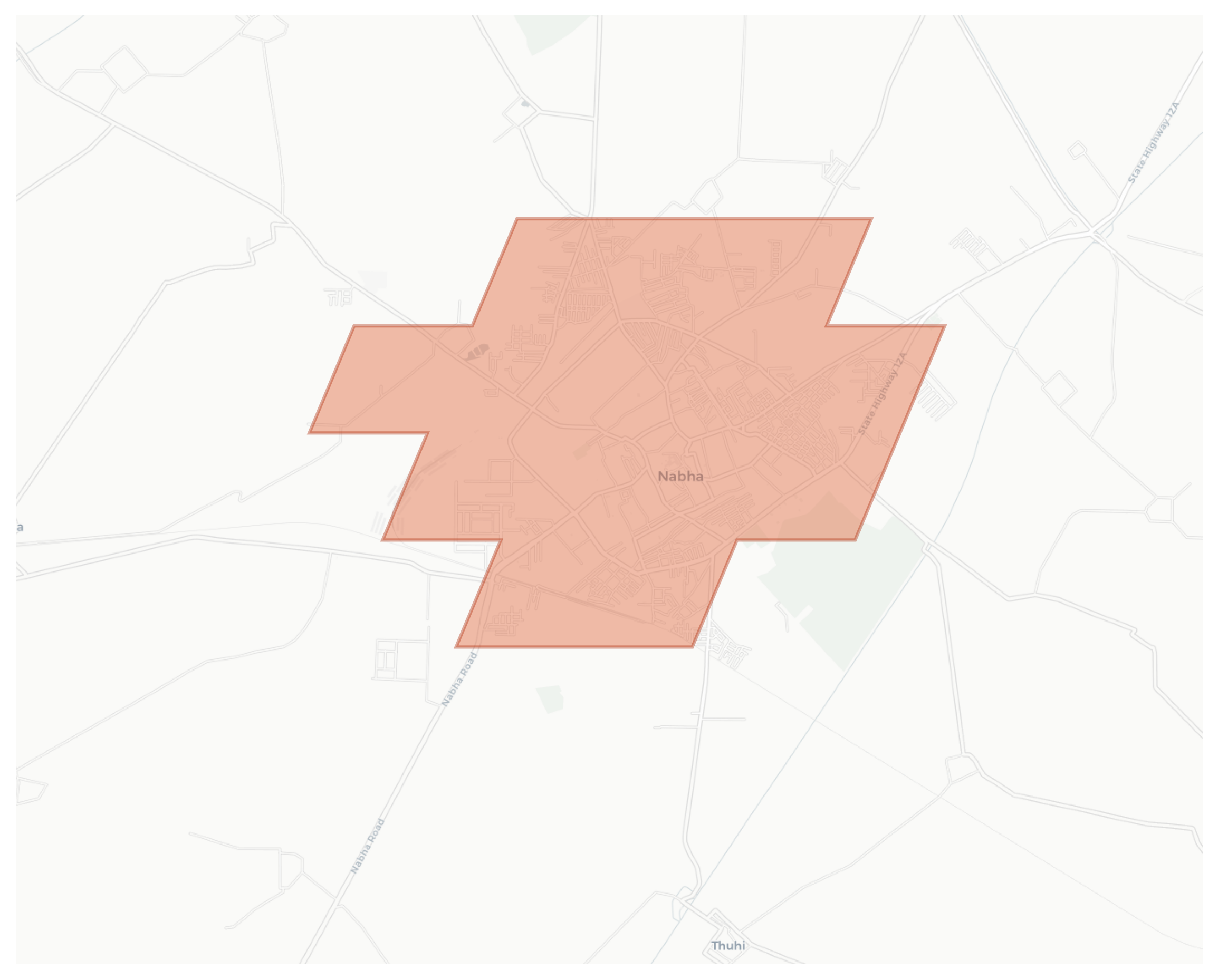 Nabha geographic map