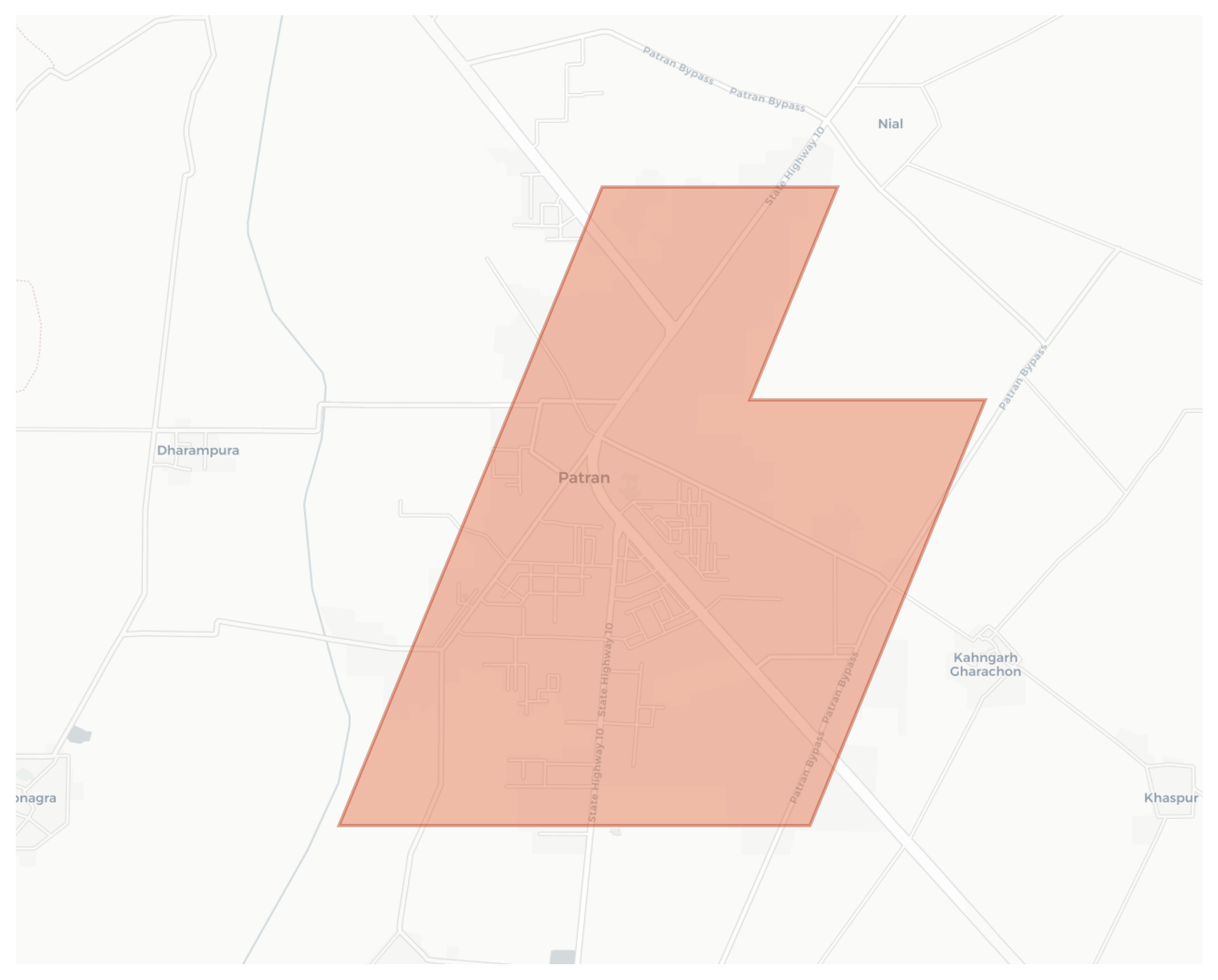 Patran geographic map
