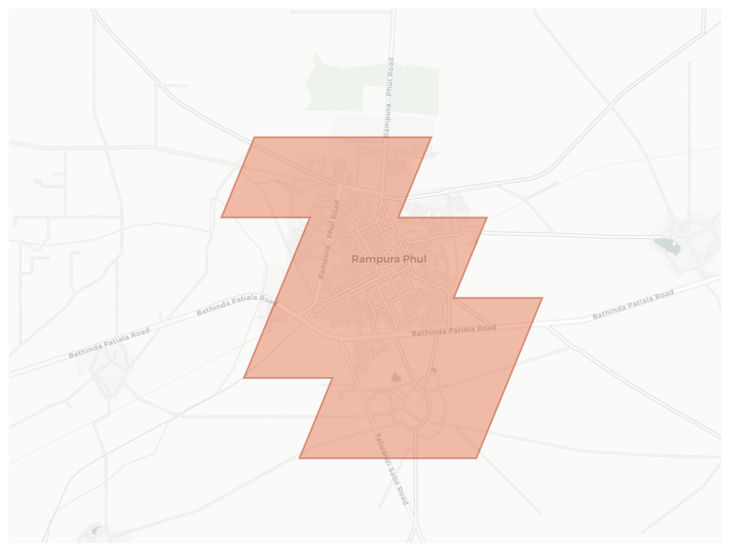 Rampura Phul geographic map