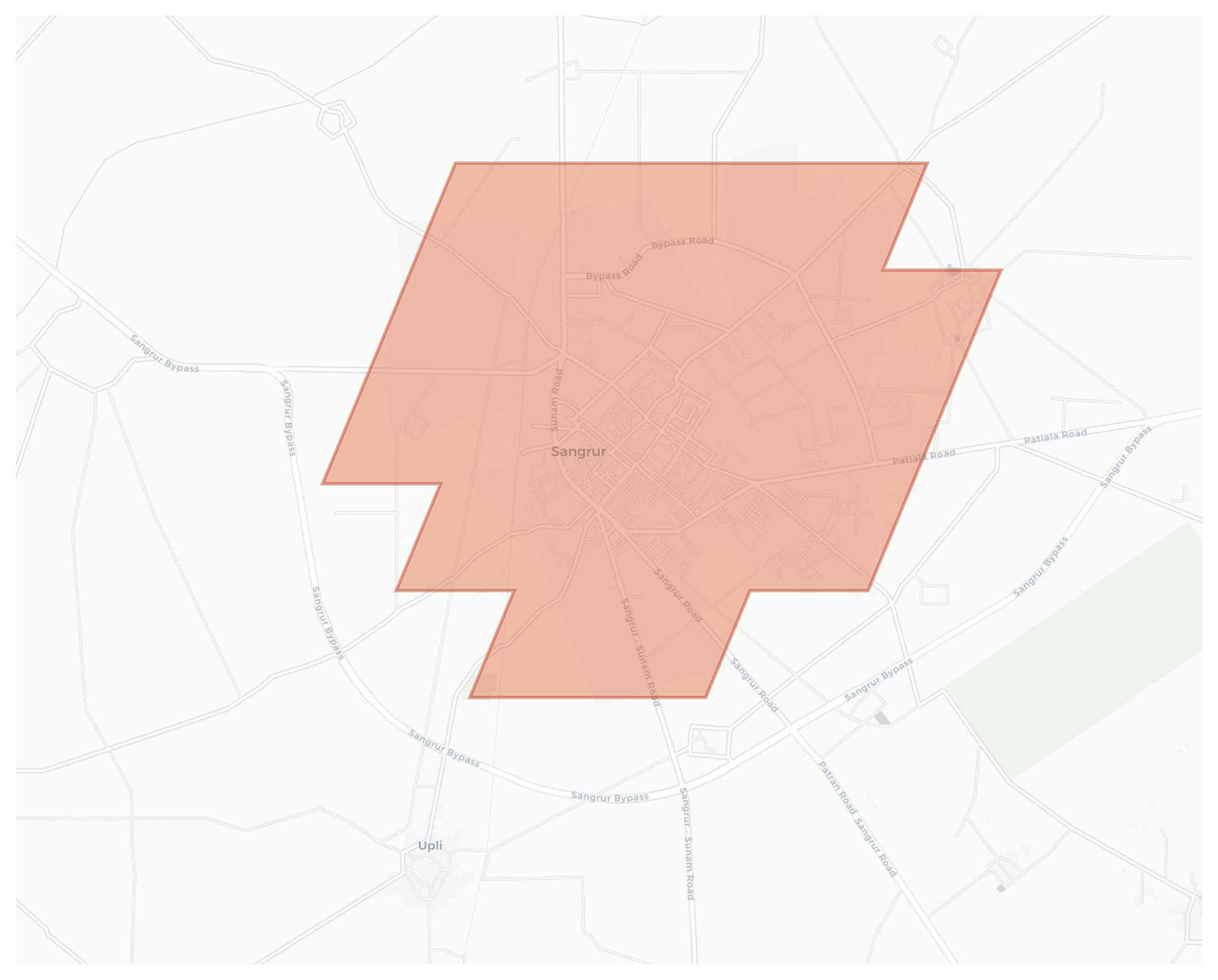 Sangrur geographic map