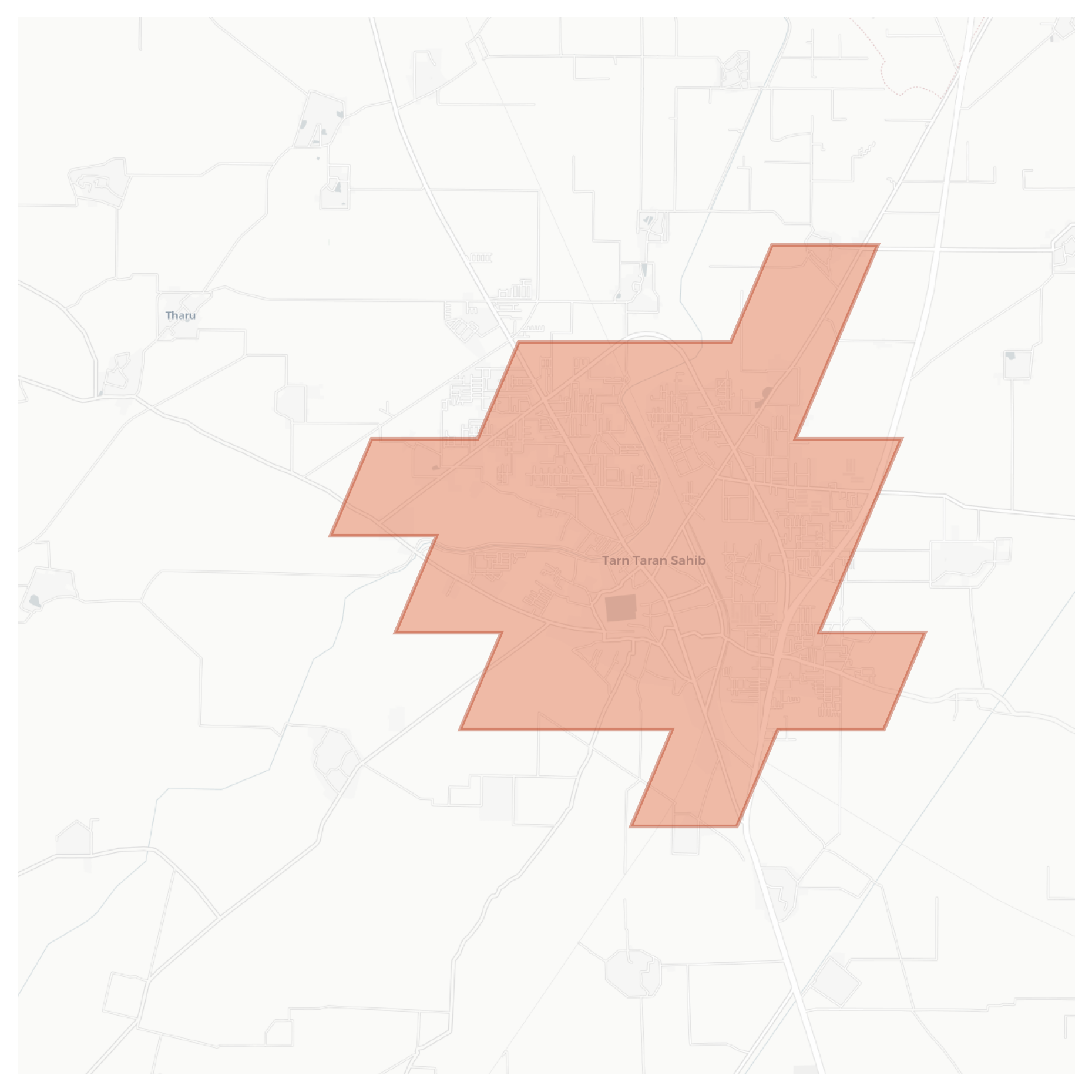 Tarn Taran Sahib geographic map