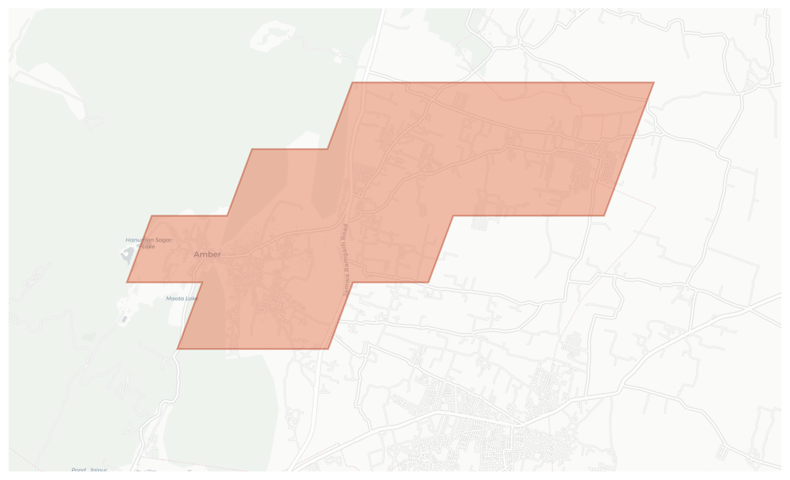 Amber geographic map