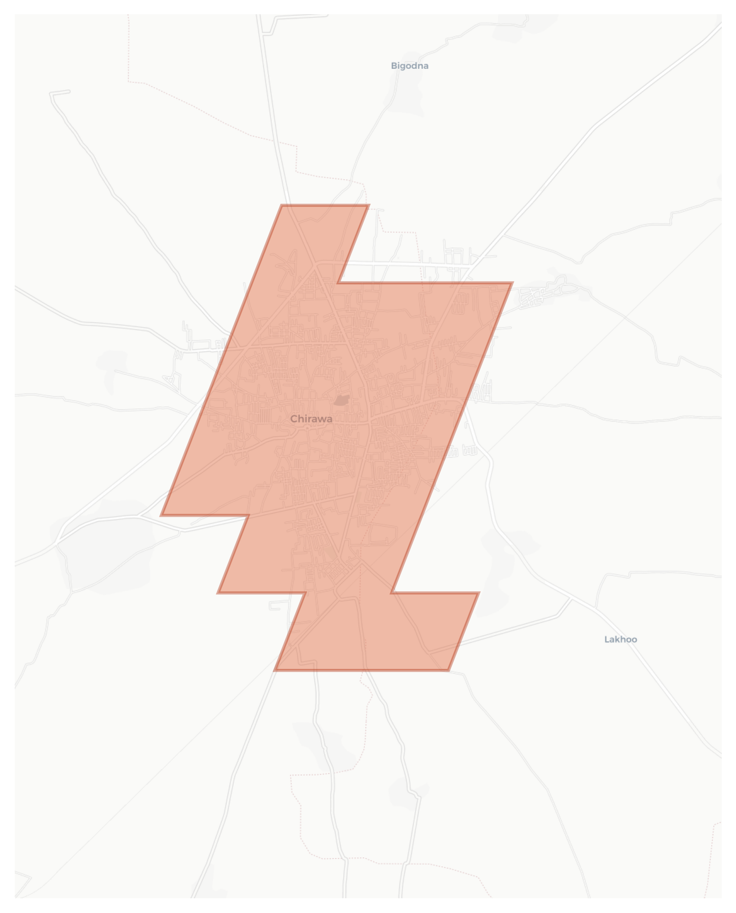 Chirawa geographic map