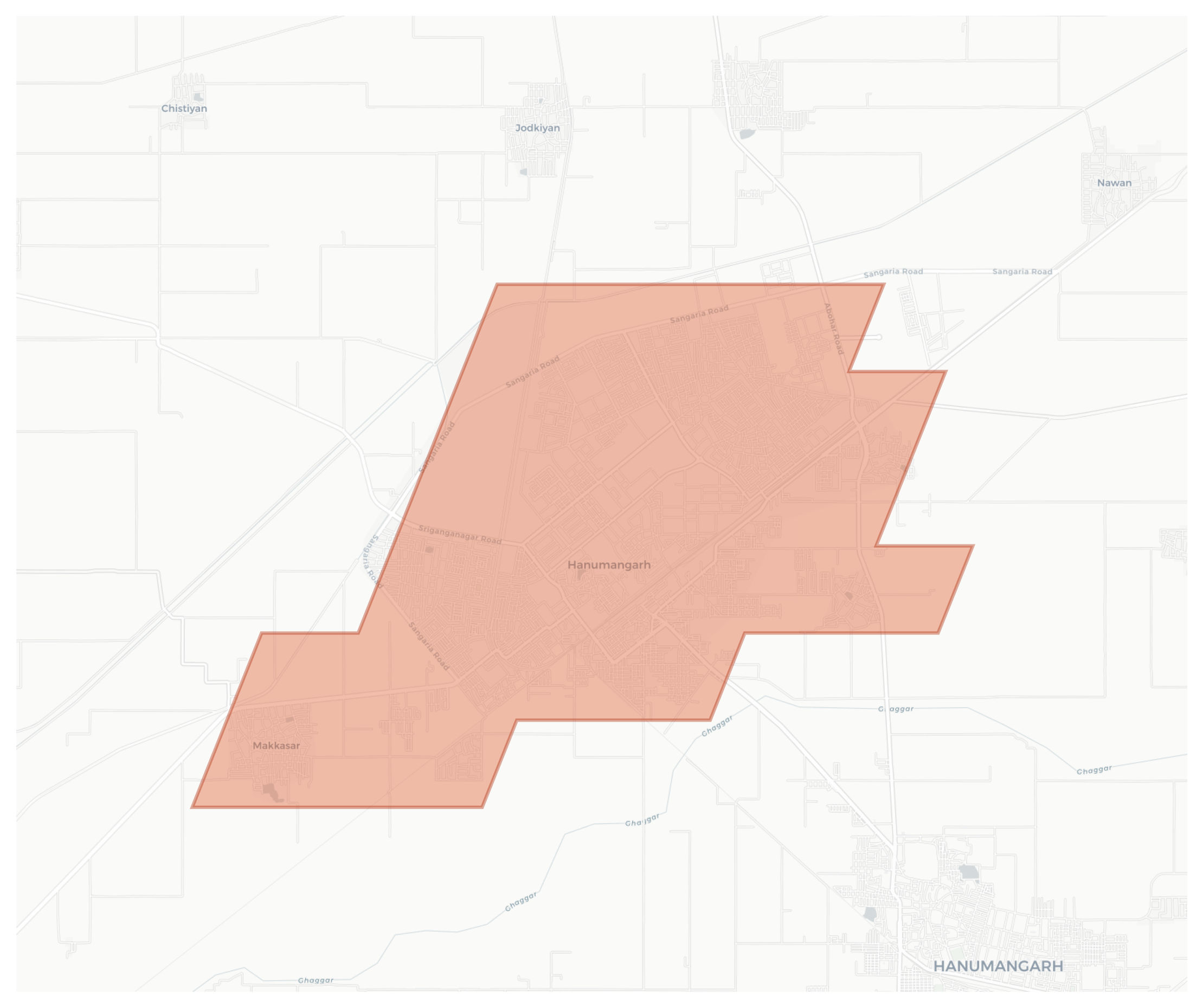 Hanumanangarh Junction geographic map