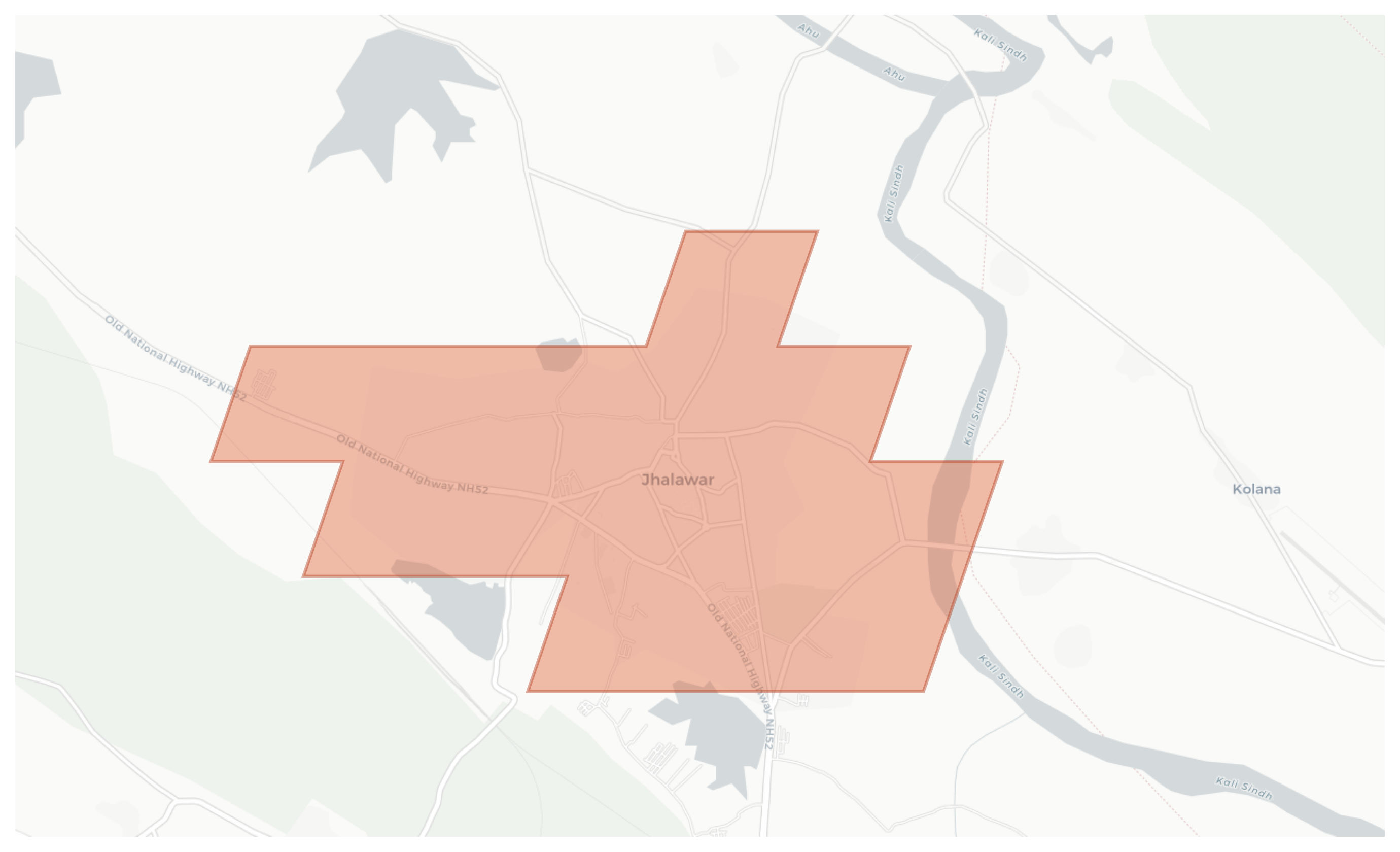 Jhalawar geographic map