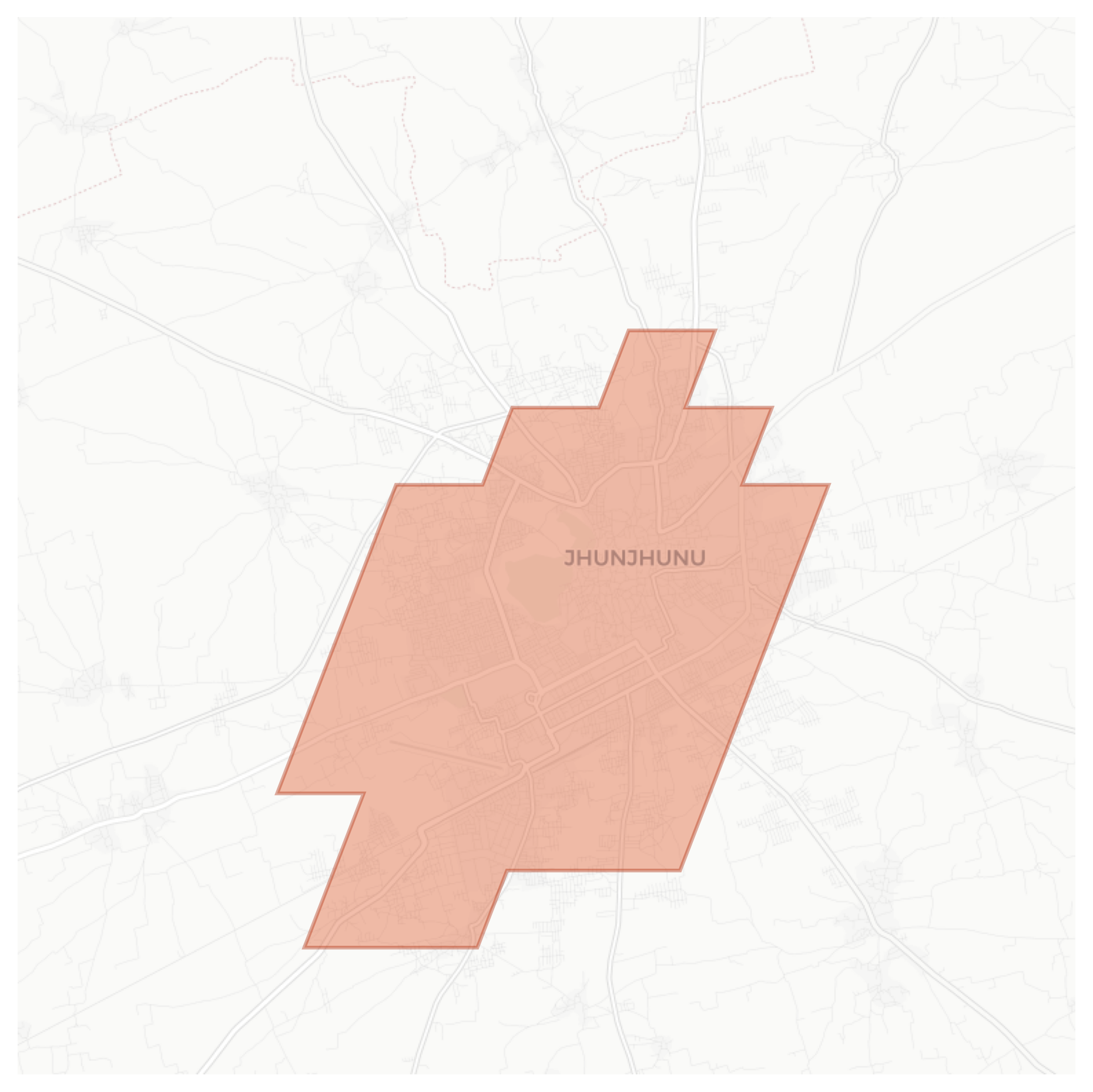 Jhunjhunu geographic map