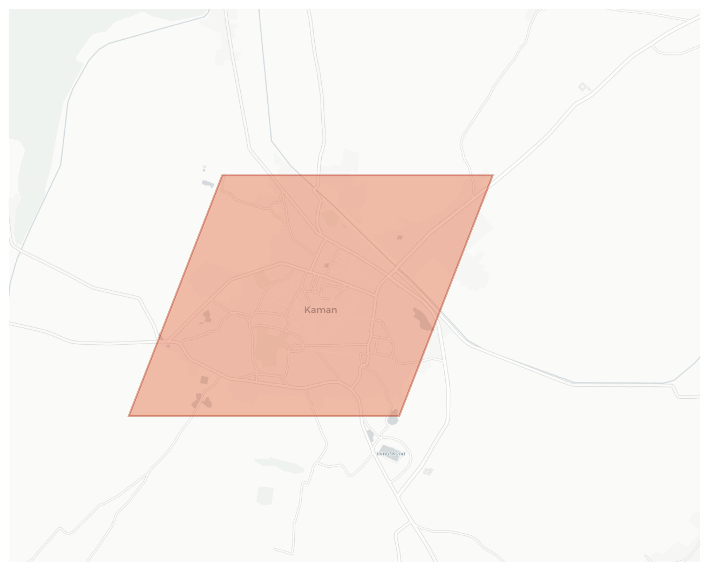 Kaman geographic map