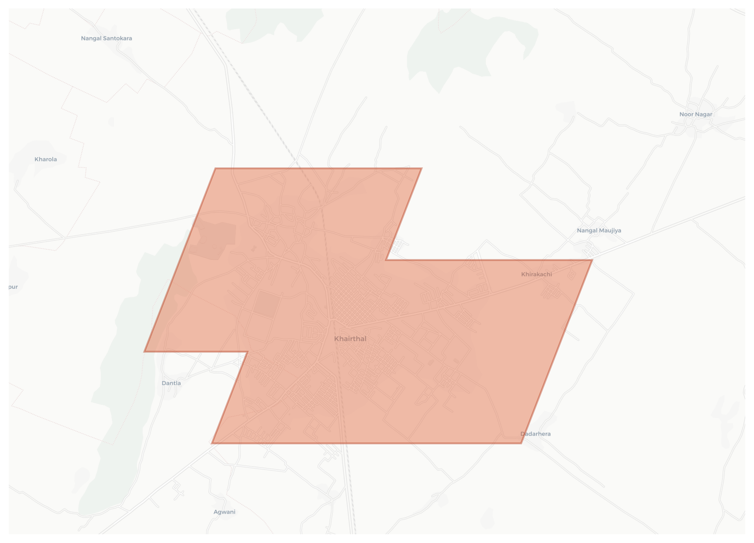 Khairthal geographic map