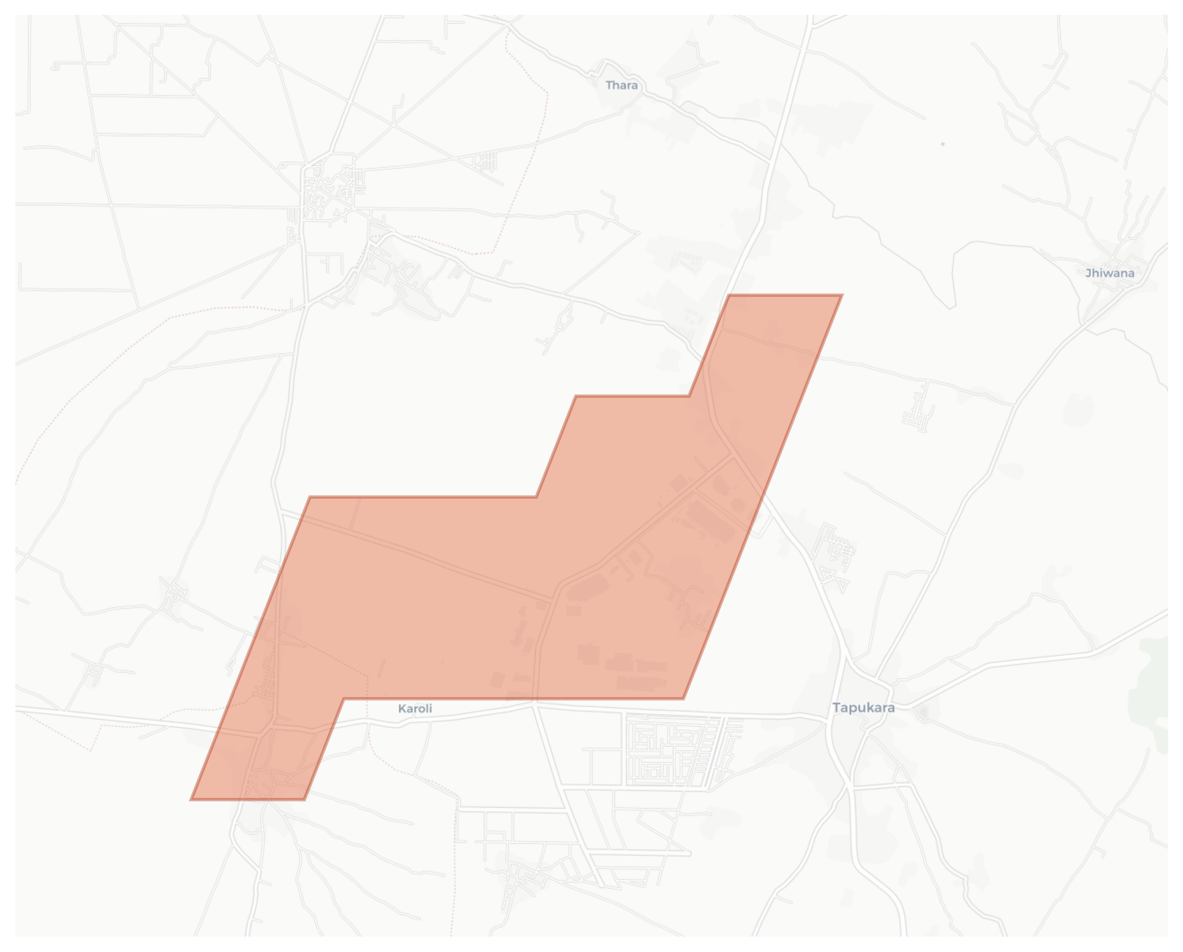 Khushkhera geographic map