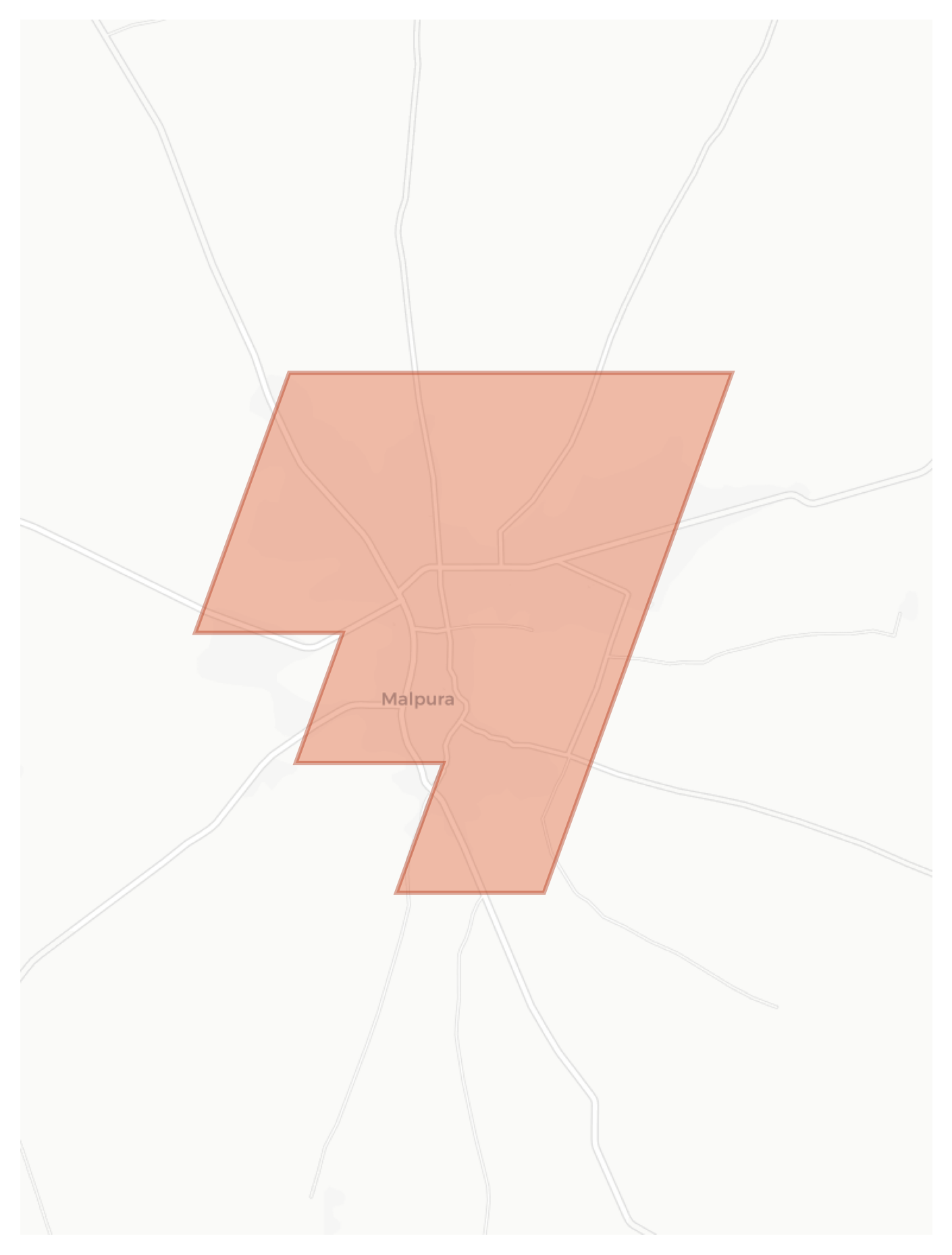 Malpura geographic map