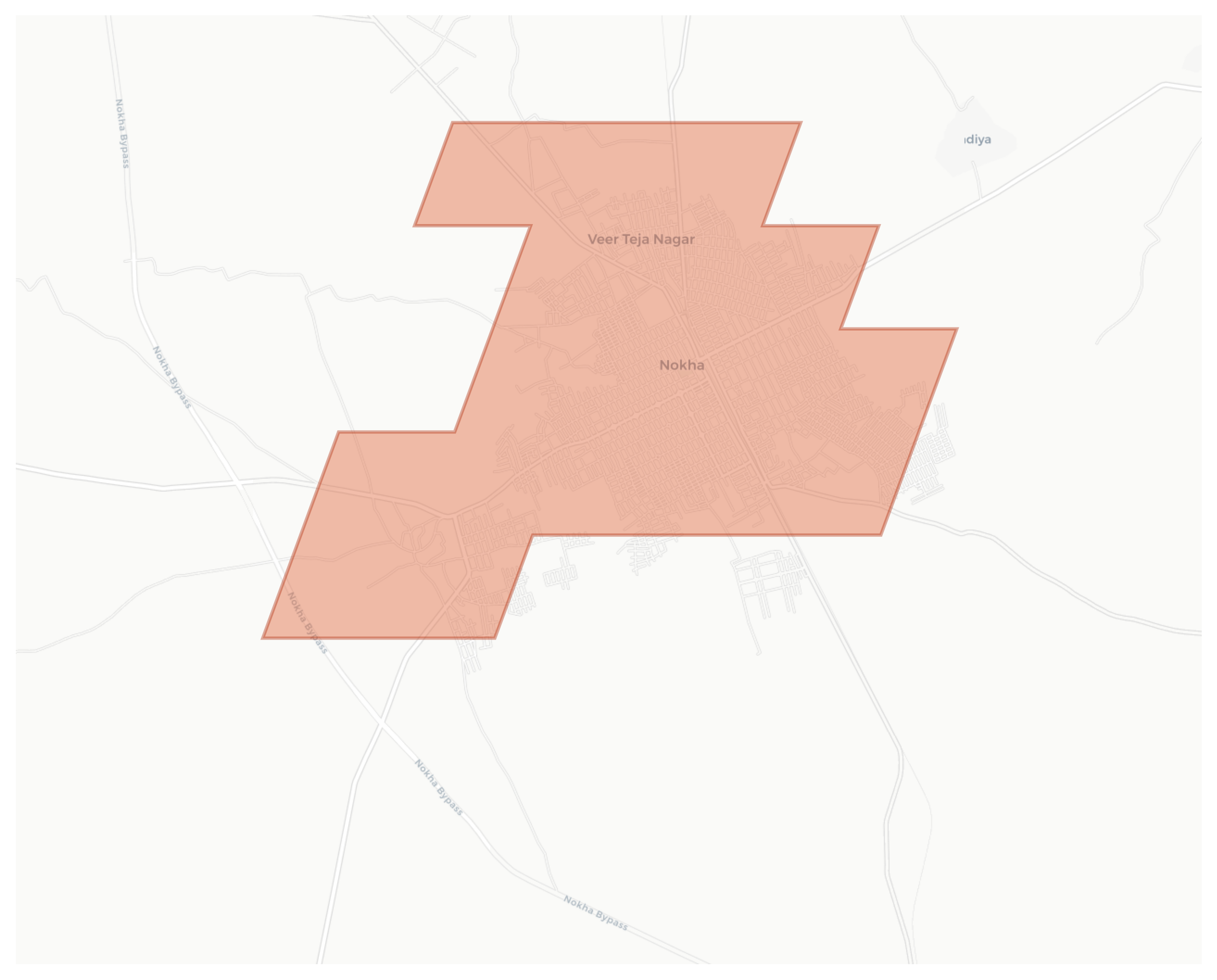 Nokha geographic map