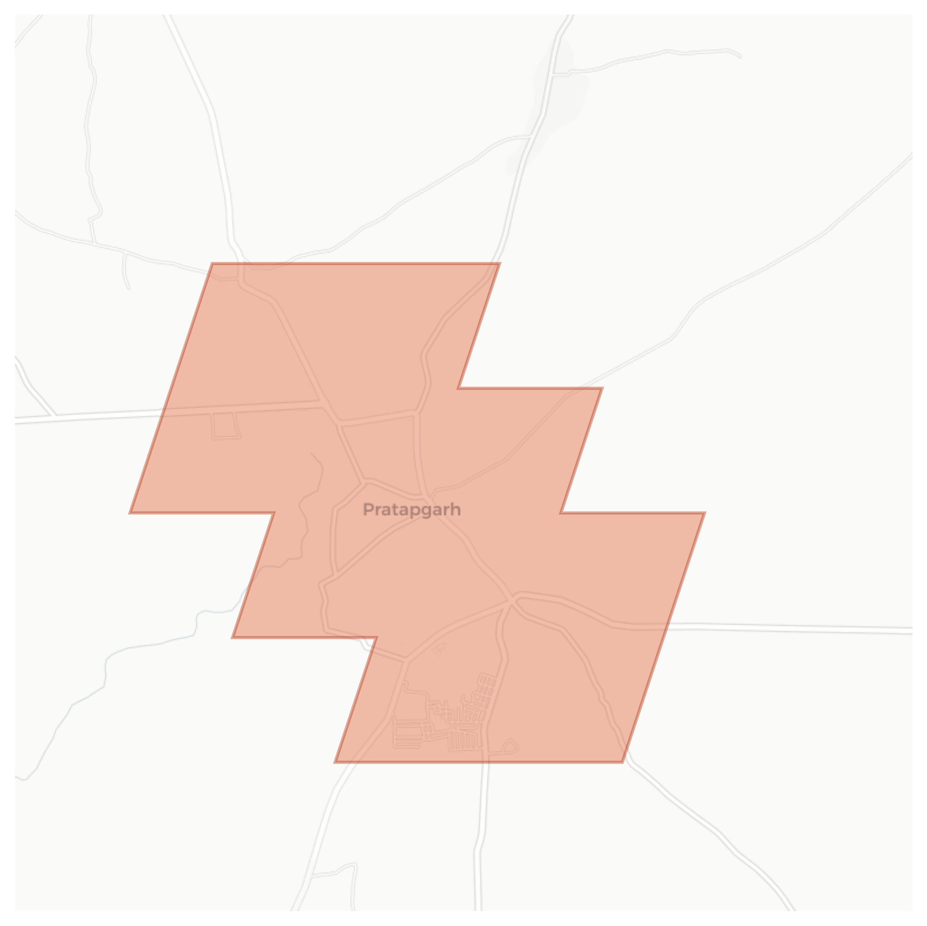 Pratapgarh geographic map