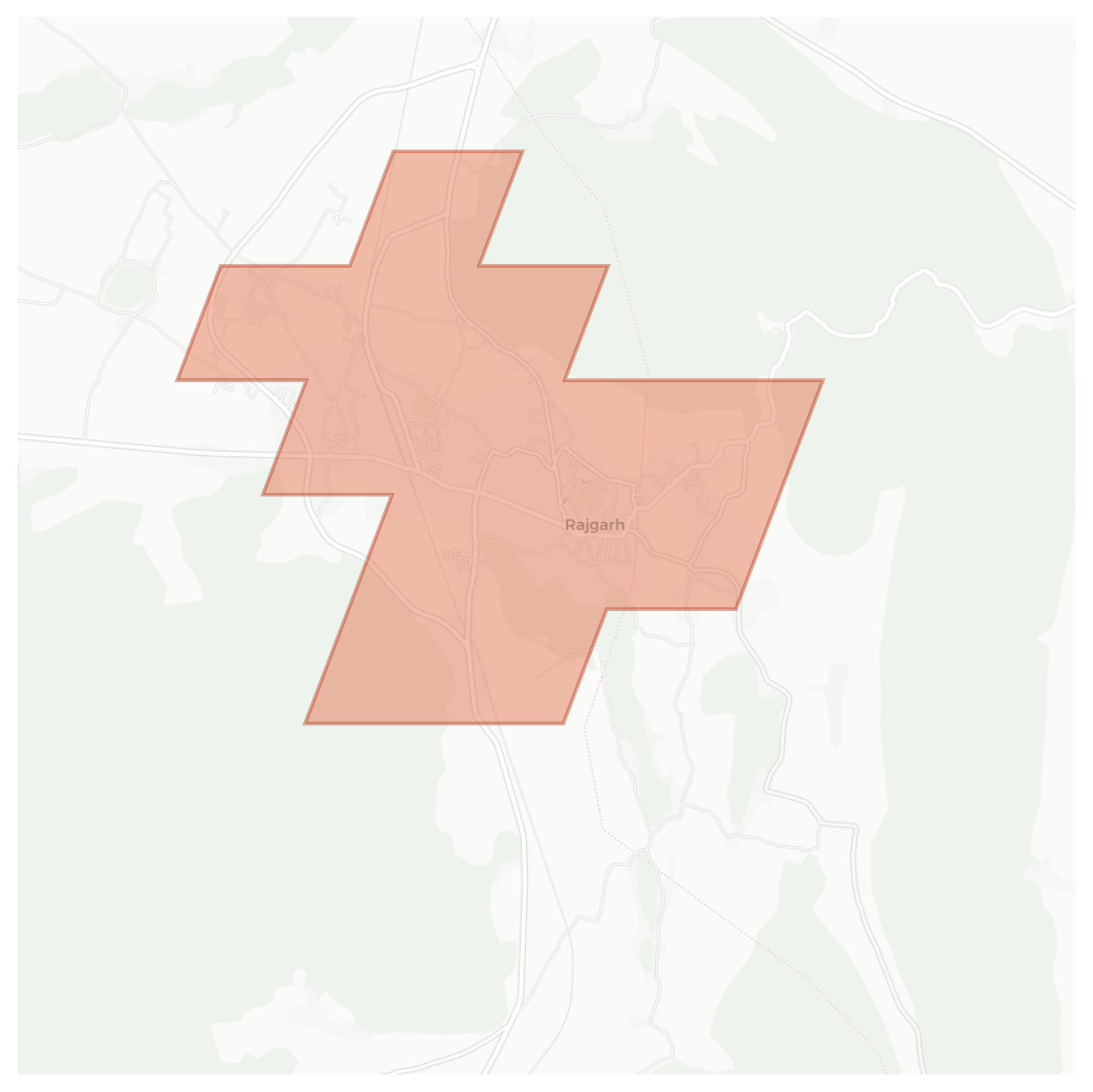 Rajgarh geographic map