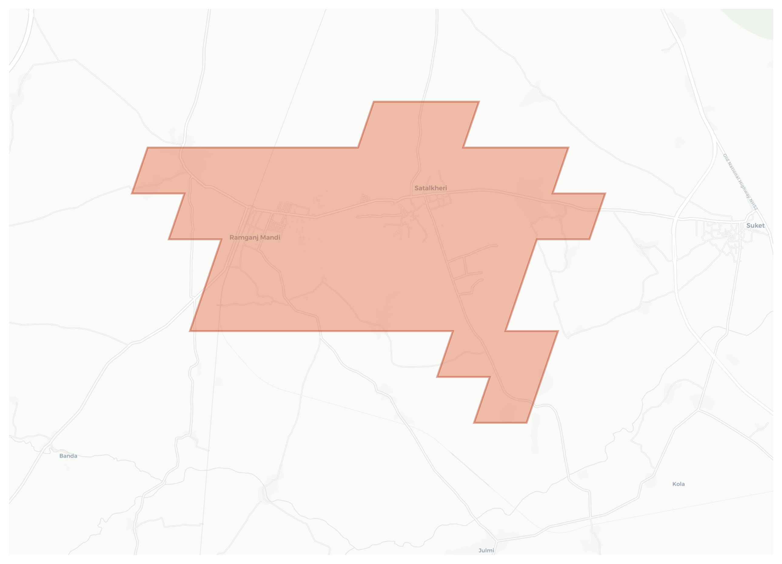 Ramganj Mandi geographic map