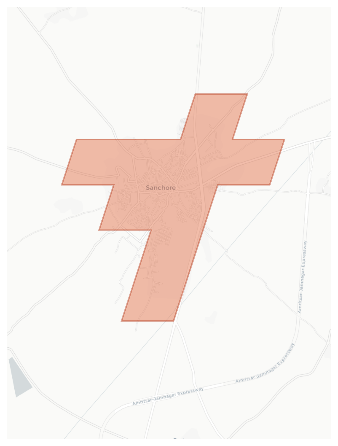 Sanchore geographic map