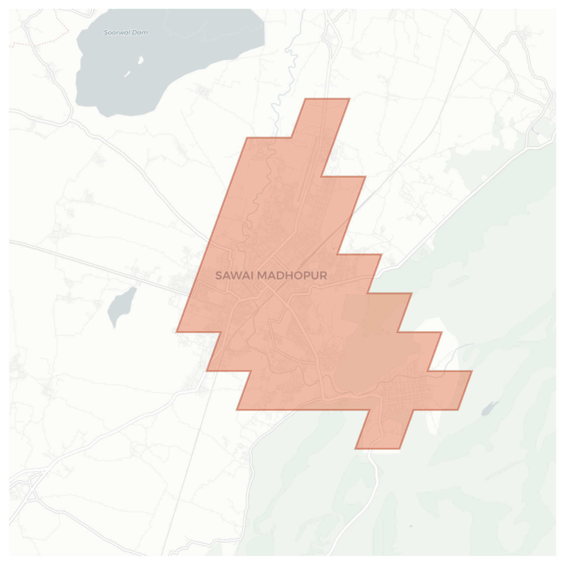 Sawai Madhopur geographic map