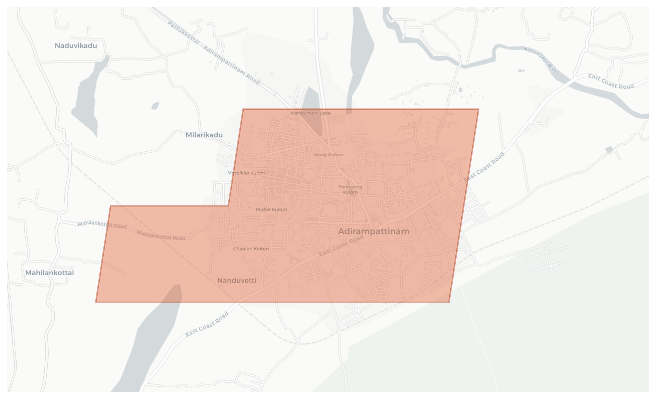 Adirampattinam geographic map