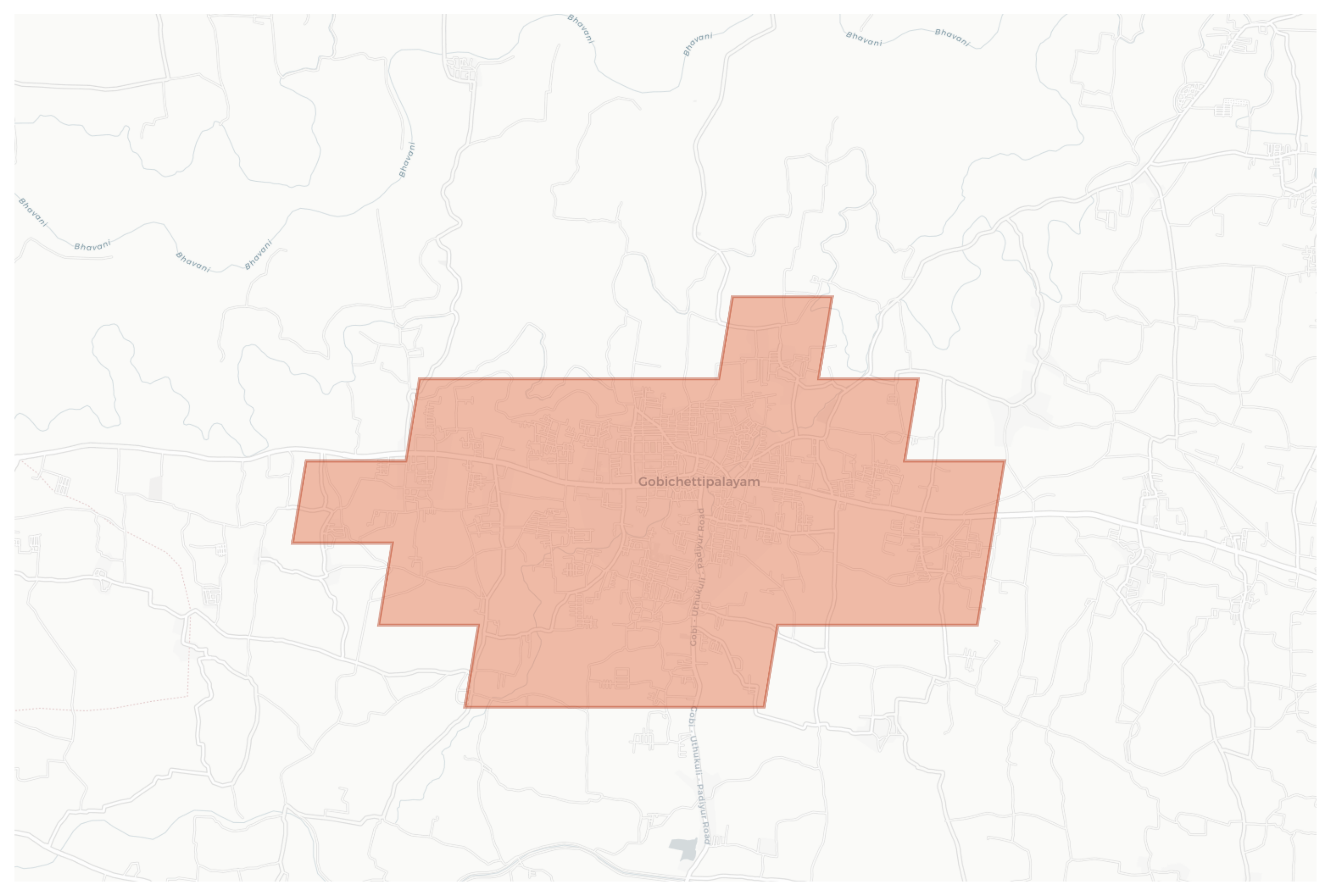 Gobichettipalayam geographic map