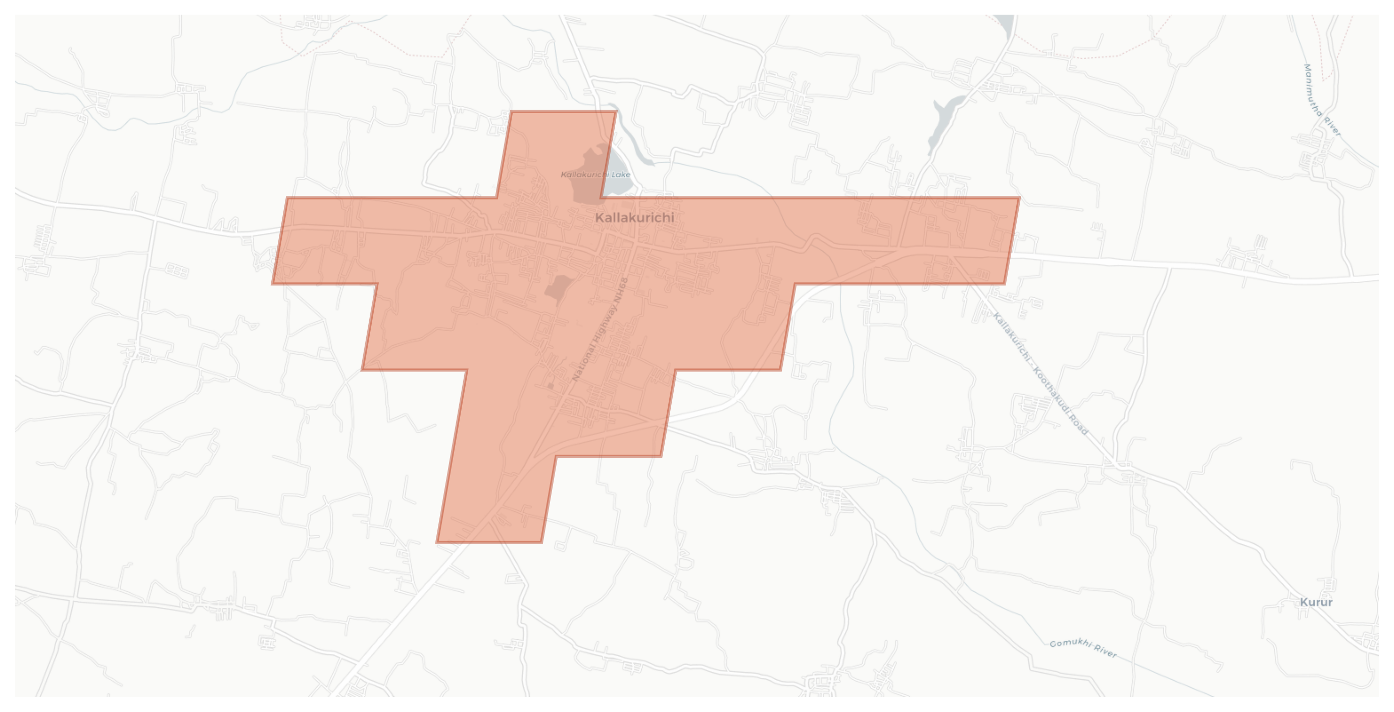 Kallakurichi geographic map